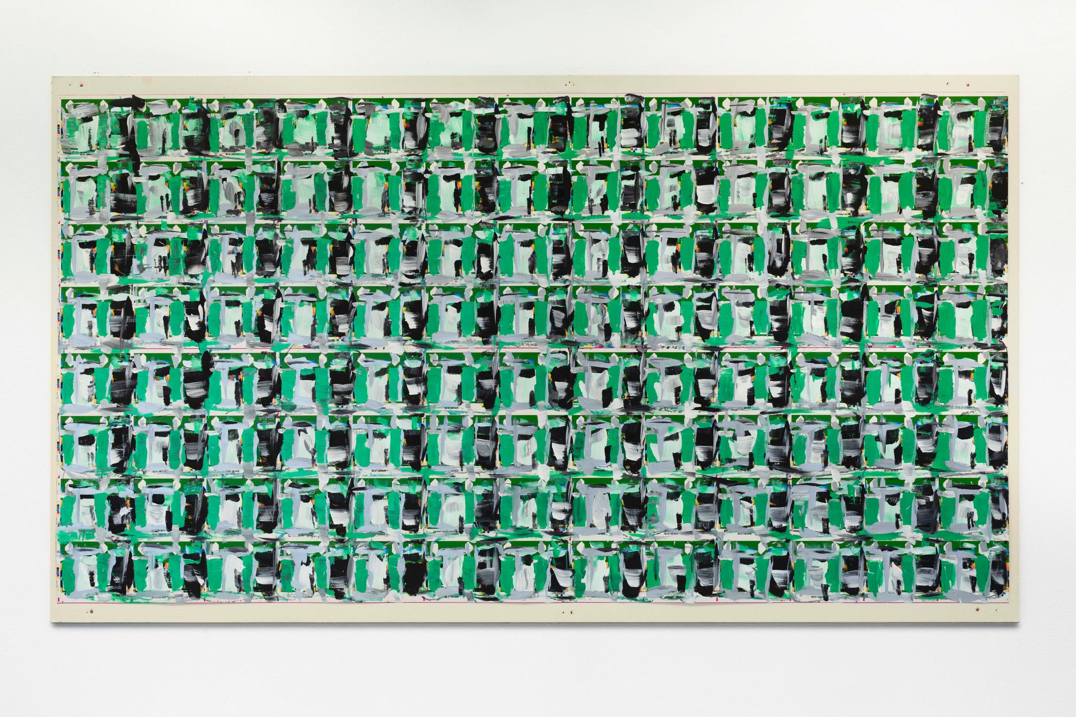 Exhibition View Wolfgang Voigt Soloshow «Wald Loops; view on Wolfgang Voigt, Geduld, 2009» at Suns Works, Zurich, 2020 / Photo: Simon Baumberger / Courtesy: the artist and Suns Works