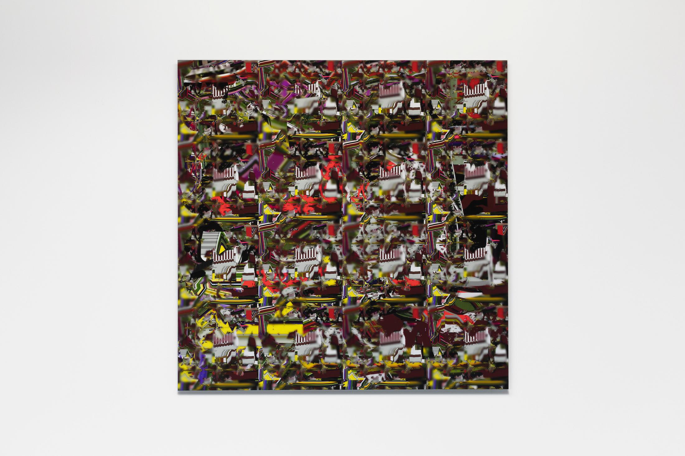 Exhibition View Wolfgang Voigt Soloshow «Wald Loops; view on Wolfgang Voigt, Quadrat 1.1, 2014» at Suns Works, Zurich, 2020 / Photo: Simon Baumberger / Courtesy: the artist and Suns Works