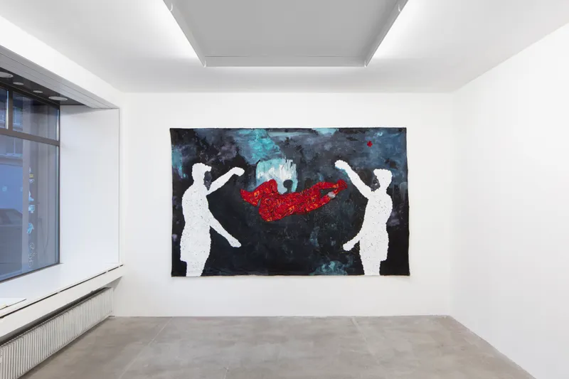 Exhibition View Wonder Buhle Mbambo Soloshow «To Find Me» at GALERIE PHILIPPZOLLINGER, Zurich, 2019 / Photo: Conradin Frei / Courtesy: the artist and Galerie Philipp Zollinger