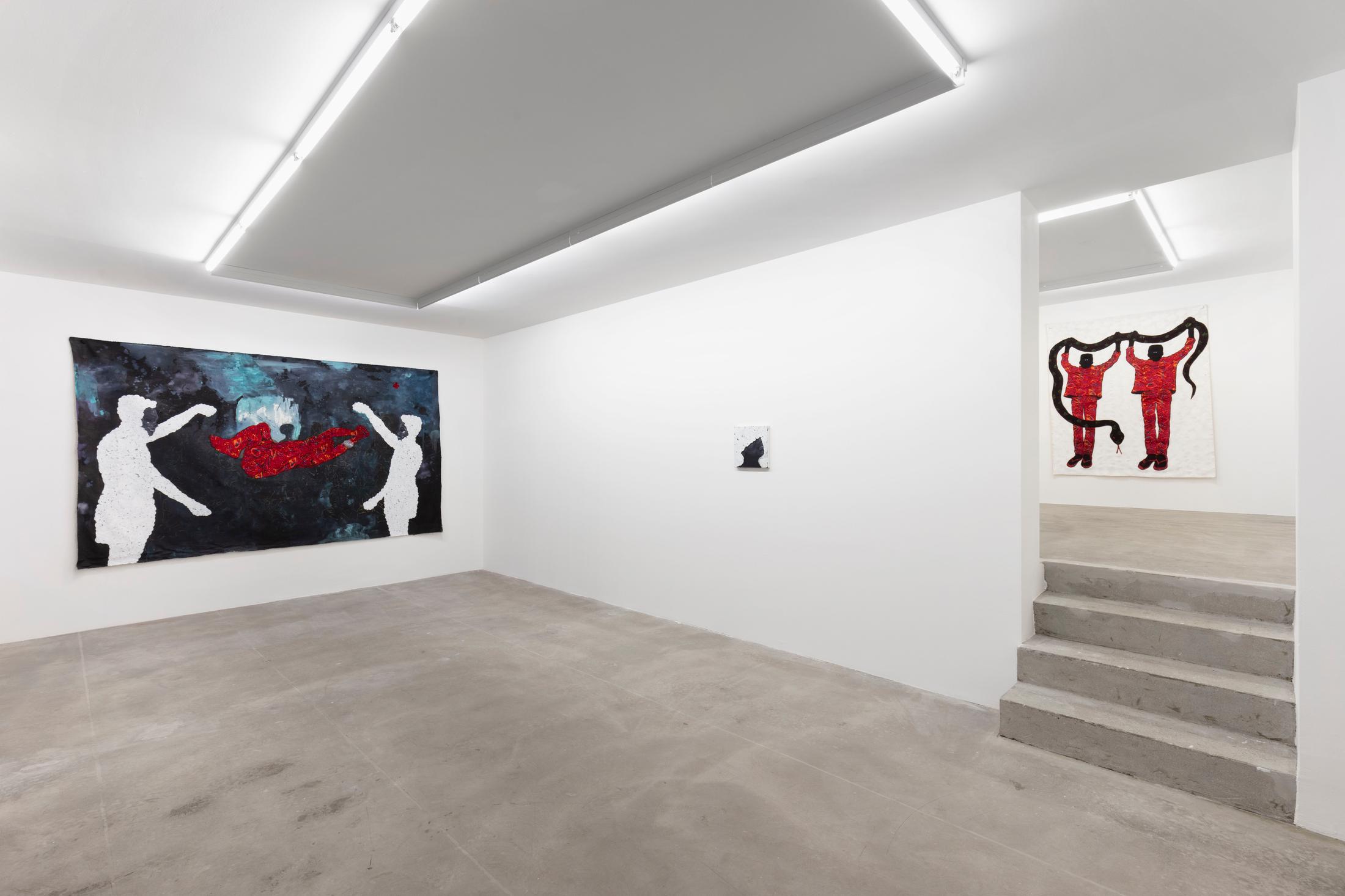 Exhibition View Wonder Buhle Mbambo Soloshow «To Find Me» at GALERIE PHILIPPZOLLINGER, Zurich, 2019 / Photo: Conradin Frei / Courtesy: the artist and Galerie Philipp Zollinger