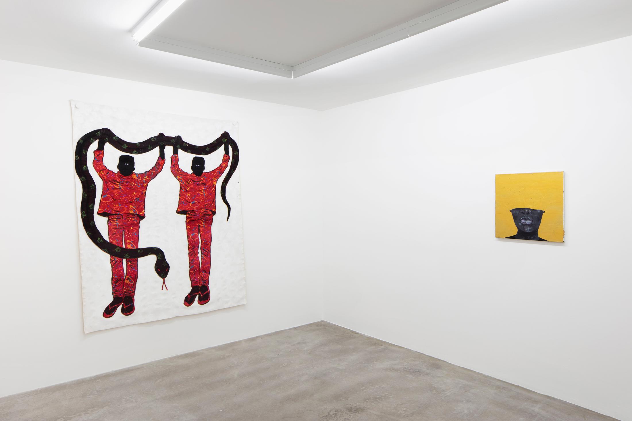 Exhibition View Wonder Buhle Mbambo Soloshow «To Find Me» at GALERIE PHILIPPZOLLINGER, Zurich, 2019 / Photo: Conradin Frei / Courtesy: the artist and Galerie Philipp Zollinger