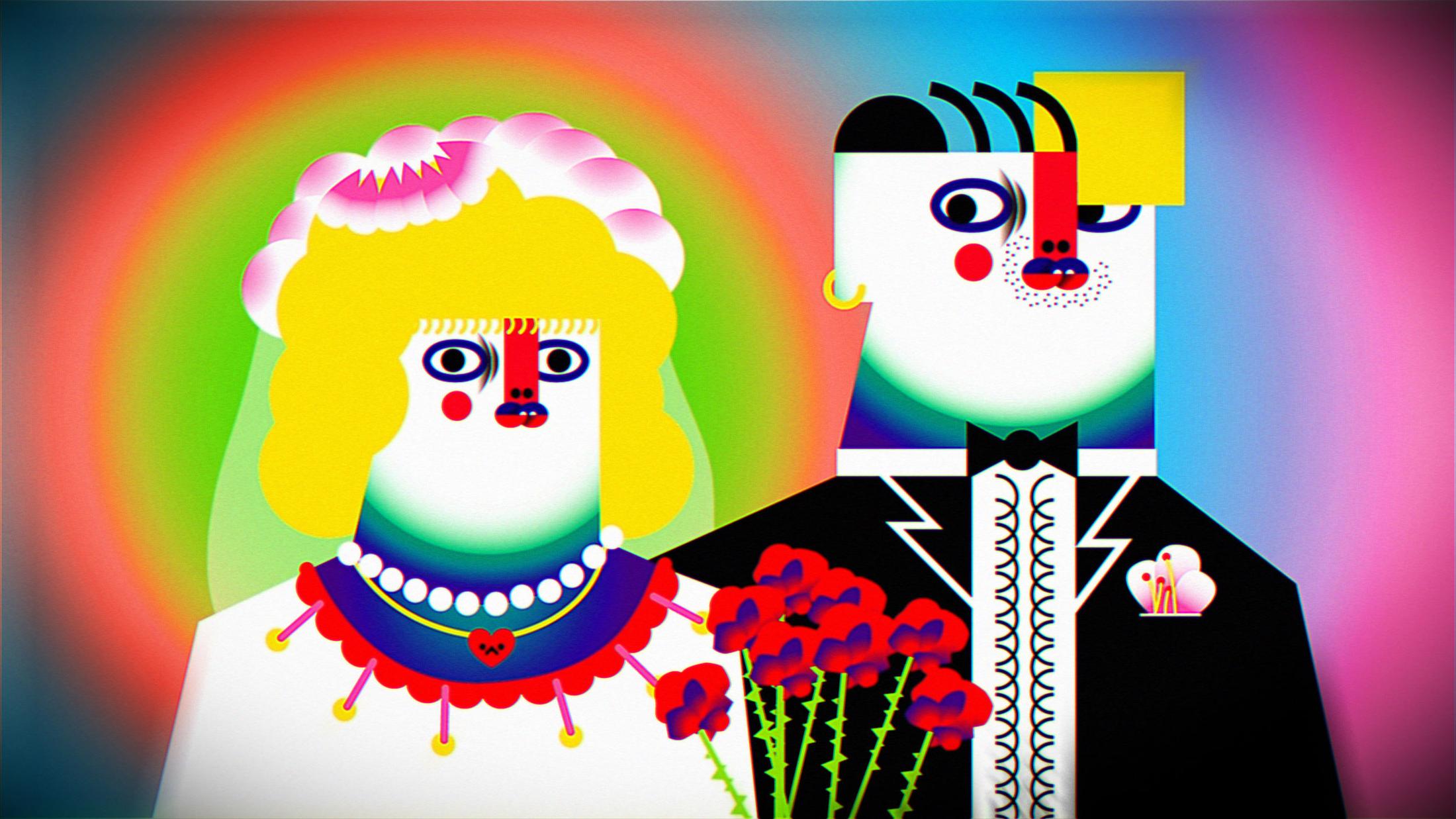 Wong Ping Soloshow «Golden Shower / view on Jungle of Desire, 2015 (still)» at Kunsthalle Basel, 2019 / Courtesy: the artist