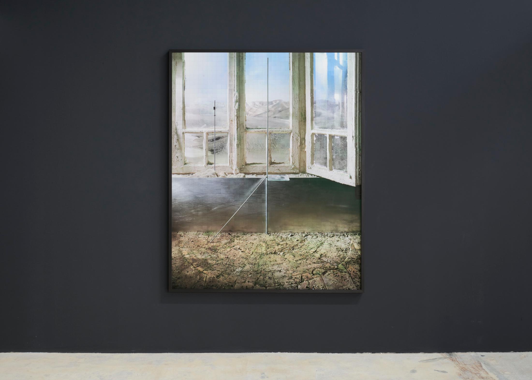 Exhibition View Yuval Yairi Soloshow «Cyphers & Cypresses; view on Objective Space, 2019» at Fabienne Levy, Lausanne, 2019 / Photo: Guillaume Baeriswyl / Courtesy: the artist and Fabienne Levy