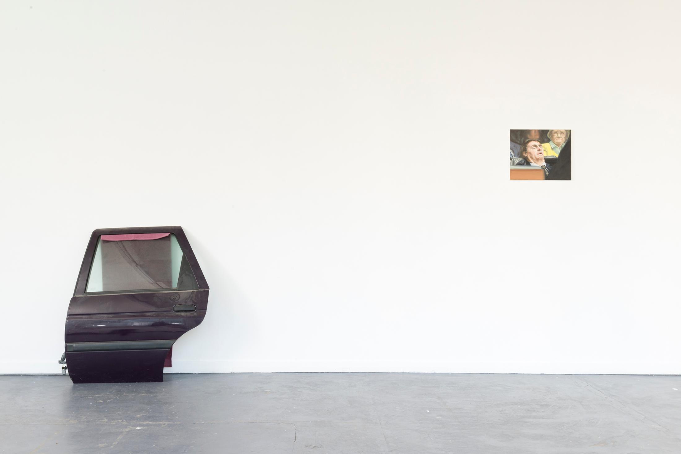 Exhibition View Yvan Alvarez & Paul Hutzli Duo Show «Why do pizza boxes have a square shape?» at Soul2Soul, Ressources Urbaines, Geneva, 2020 / © Yvan Alvarez / Courtesy: the artists