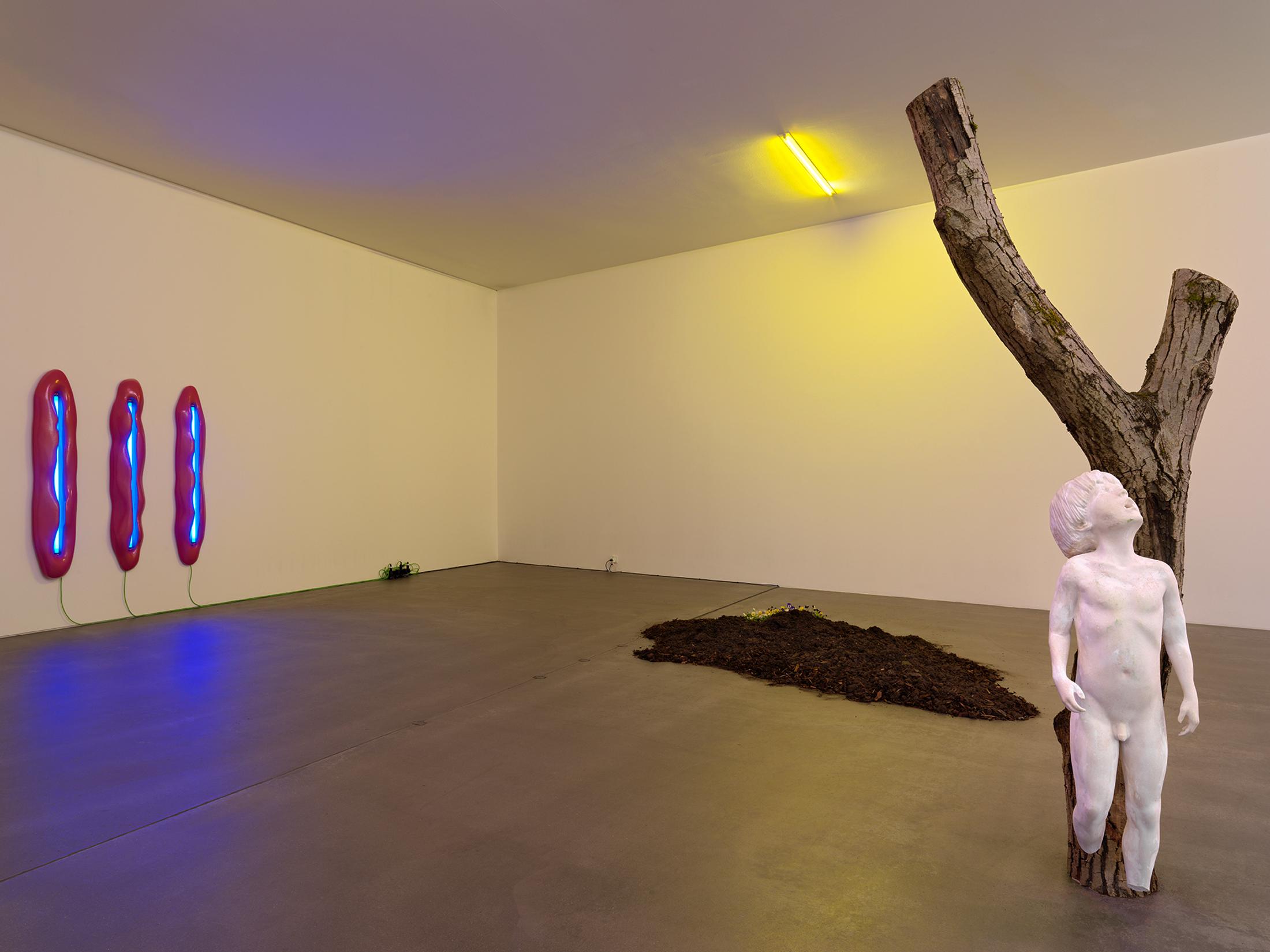 Exhibition View Yves Scherer Solo Show «Candids» at Kunsthaus Grenchen, Grenchen, 2020 / Photo: Stefan Altenburger / Courtesy: the artist and Kunsthaus Grenchen