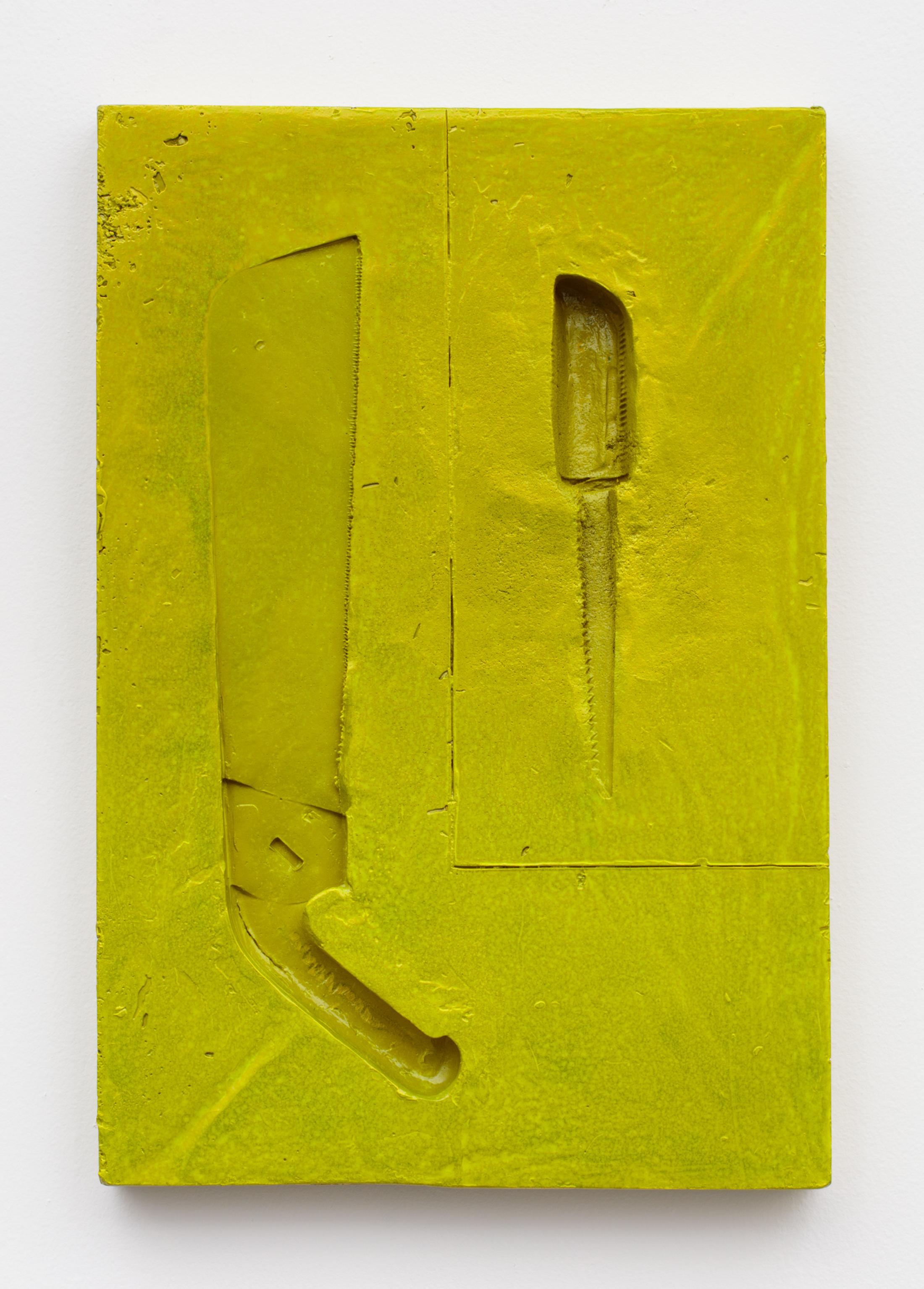 Exhibition View Zak Kitnick "CRAFTSMAN BY SEARS AT KMART – Double Saw, 2018" at Ribordy Contemporary / Photo: Annik Wetter / Courtesy: the artist and the gallery