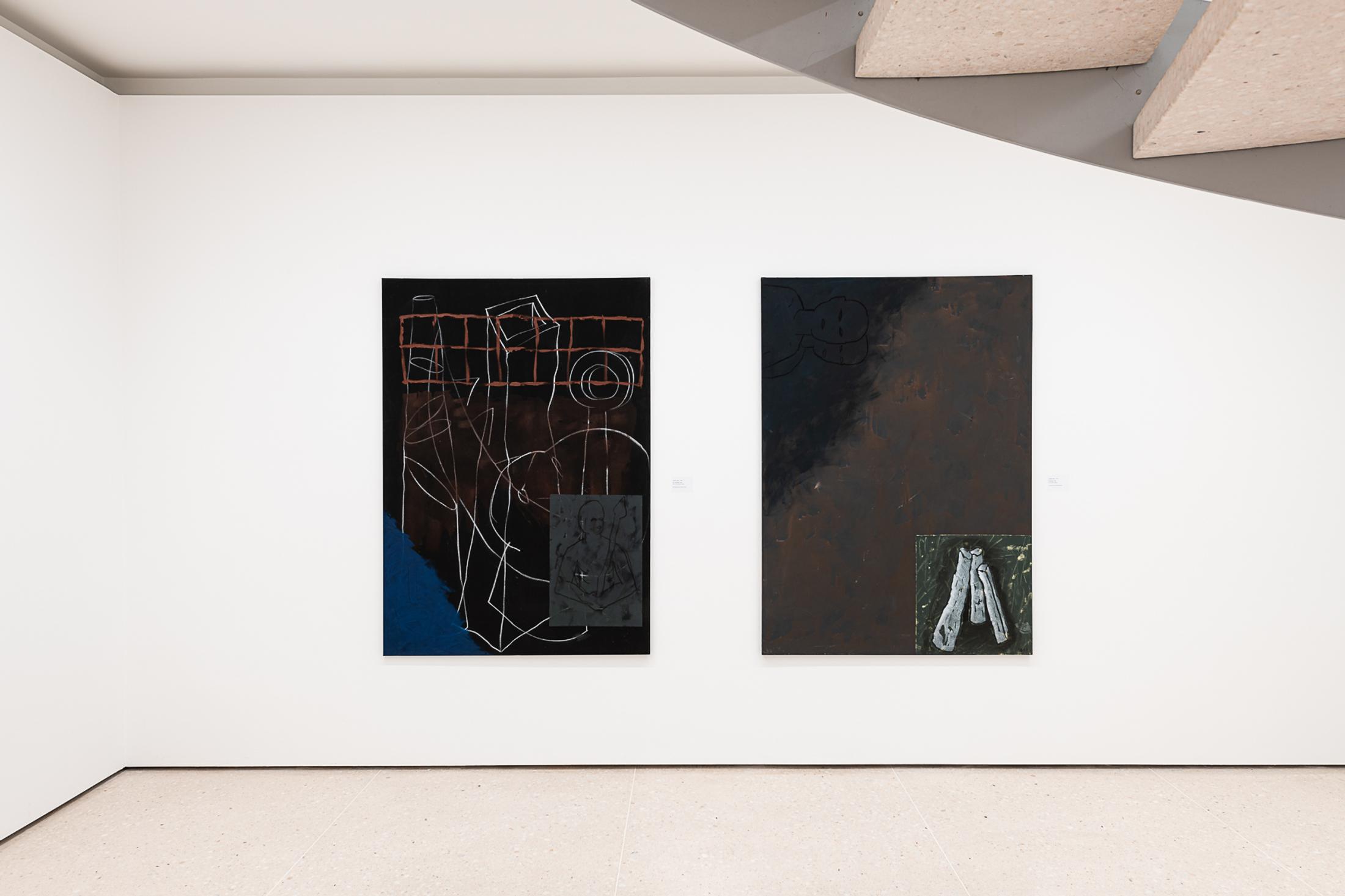 Exhibition View Group Show «Time and Space – Homage to Peter and Christine Kamm; view on Albert Merz» at Kunsthaus Zug, 2021 / Photo: Jorit Aust Photography / Courtesy: the artists and Kunsthaus Zug