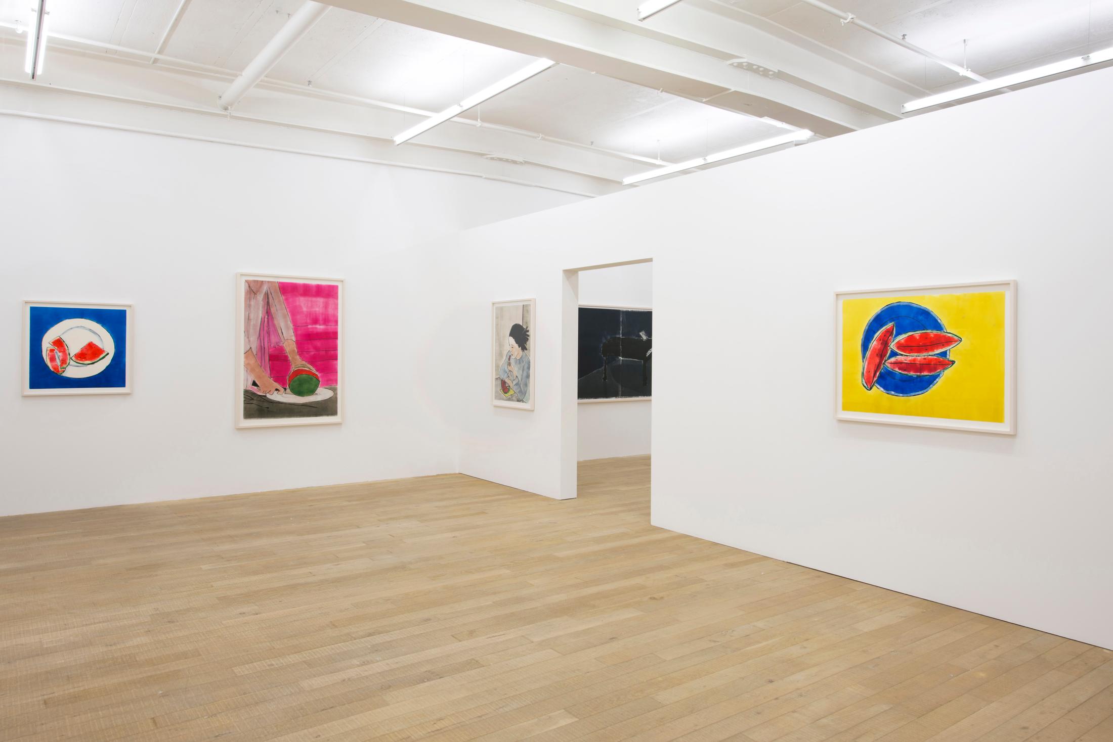 Exhibition View Zilla Leutenegger «Casa Blanca» at Galerie Peter Kilchmann, Zurich / Courtesy: the artist and Galerie Peter Kilchmann