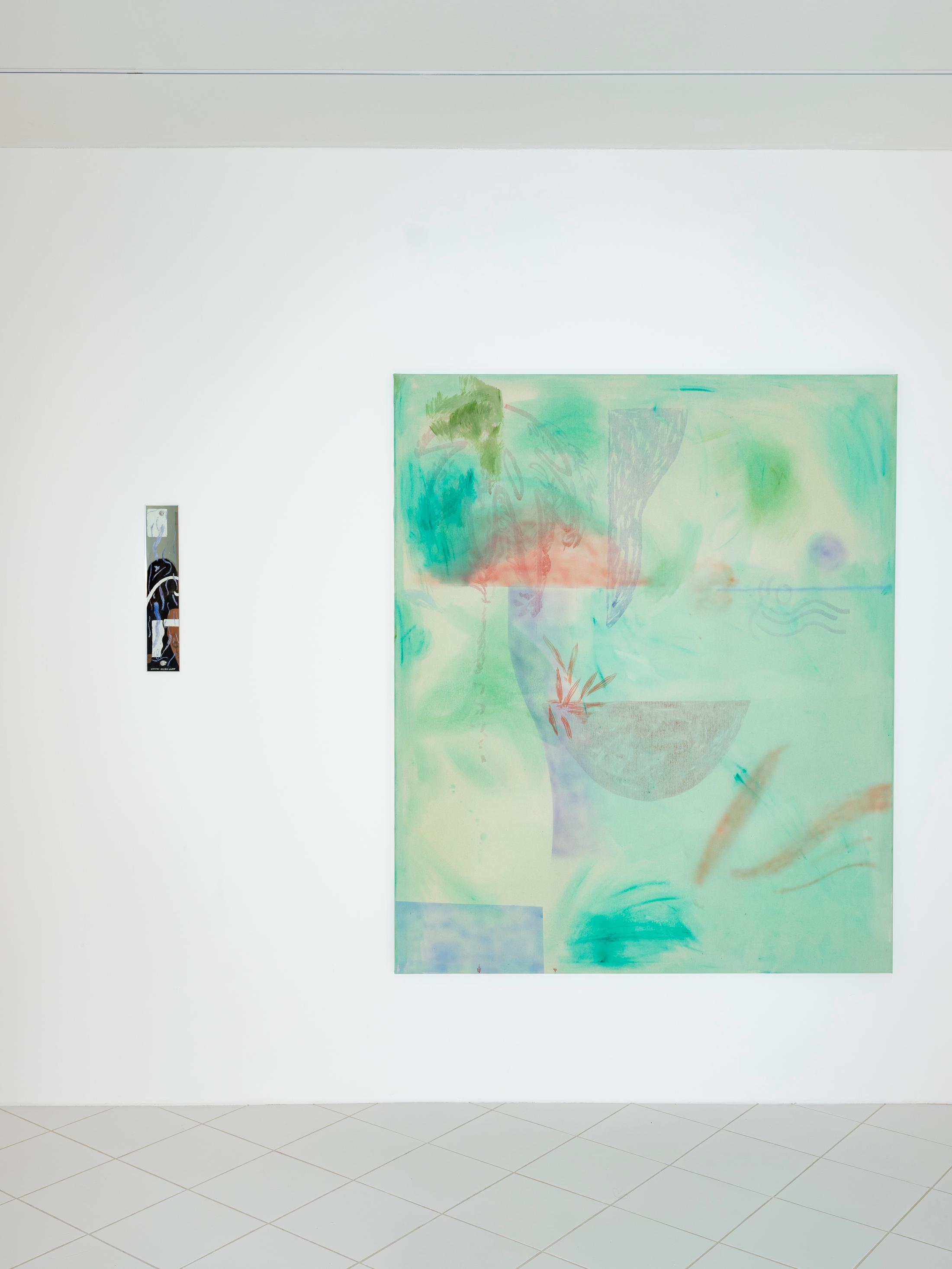 Exhibition View Zoé de Soumagnat Solo Show «The waters doubly sleep» at A. Romy Gallery, Zurich, 2022 / Photo: Philip Frowein / Courtesy: the artist and A. Romy Gallery