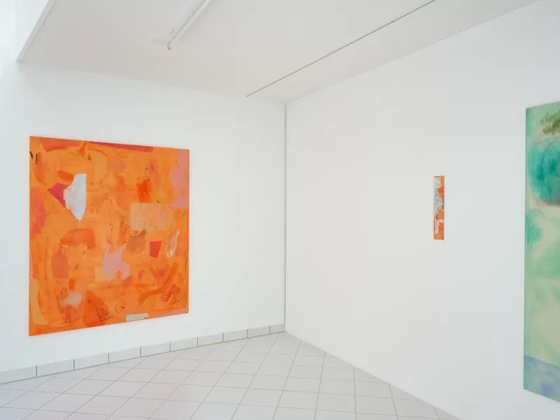 Exhibition View Zoé de Soumagnat Solo Show «The waters doubly sleep» at A. Romy Gallery, Zurich, 2022 / Photo: Philip Frowein / Courtesy: the artist and A. Romy Gallery