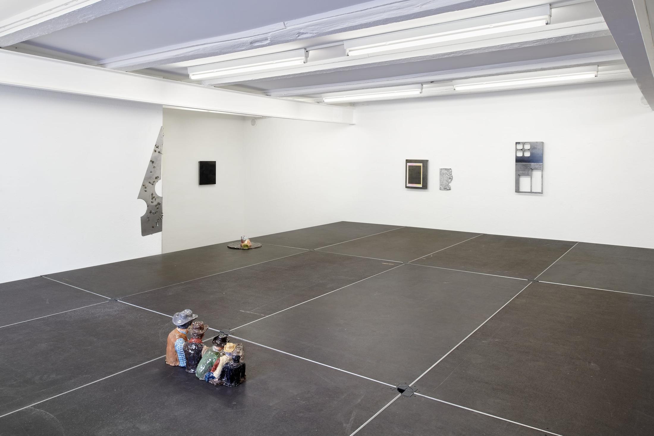 Exhibition View Group Show «A Beautiful Life» at WallStreet, Fribourg, 2021 / Photo: Guillaume Python / Courtesy: the artists and WallStreet