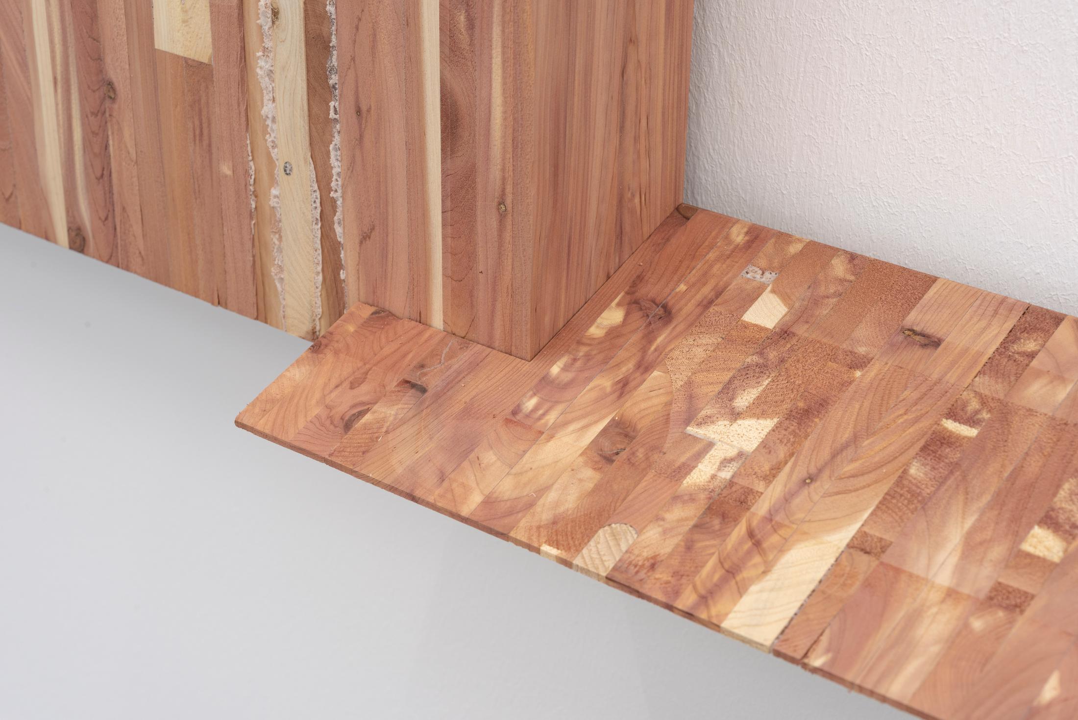 Exhibition View Aaron Flint Jamison Soloshow «Opportunity Zones; view on Opportunity Zone, 2019» at Kunst Halle Sankt Gallen, St. Gallen, 2019 / Photo: Sebastian Schaub / Courtesy: the artist and Kunst Halle Sankt Gallen