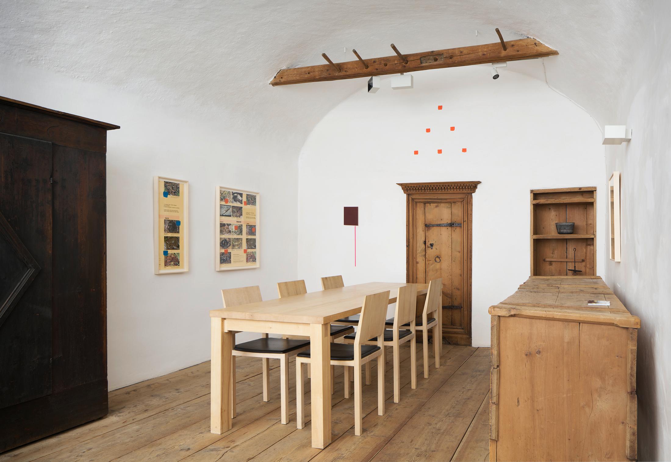 Exhibition View Groupshow «Absolutely Tschudi» at Galerie Tschudi, Zuoz, 2019 / Photo: Ralph Feiner, Malans / Courtesy: the artists and Galerie Tschudi, Zuoz