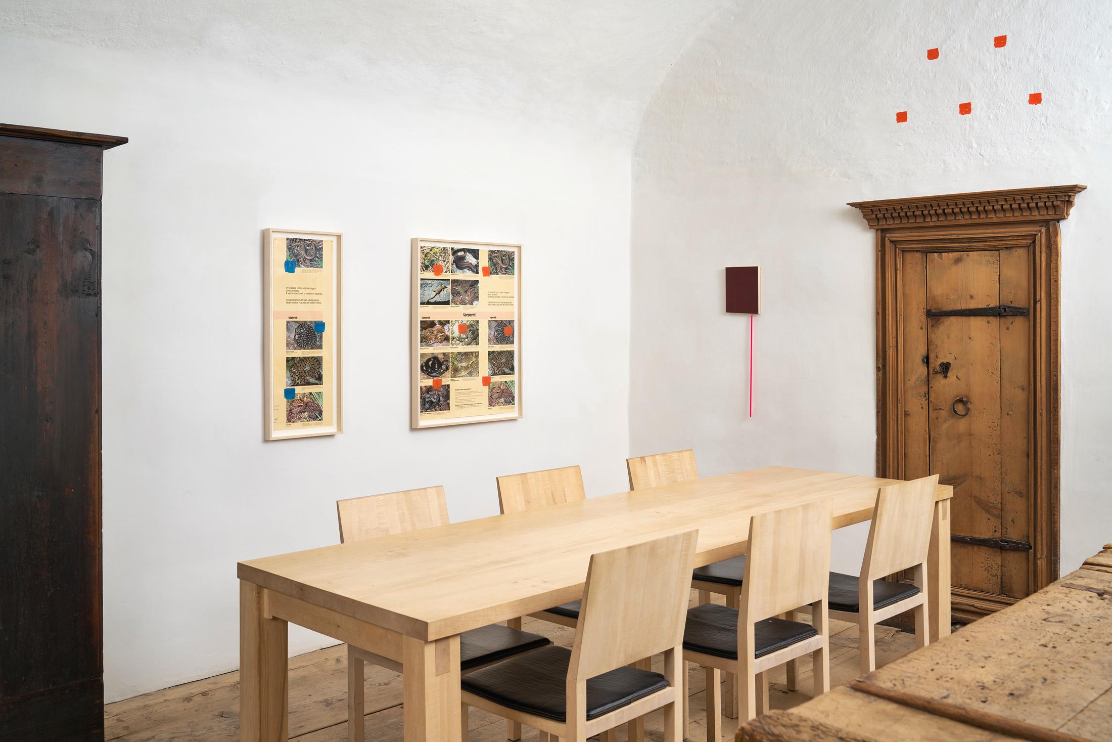 Exhibition View Groupshow «Absolutely Tschudi» at Galerie Tschudi, Zuoz, 2019 / Photo: Ralph Feiner, Malans / Courtesy: the artists and Galerie Tschudi, Zuoz