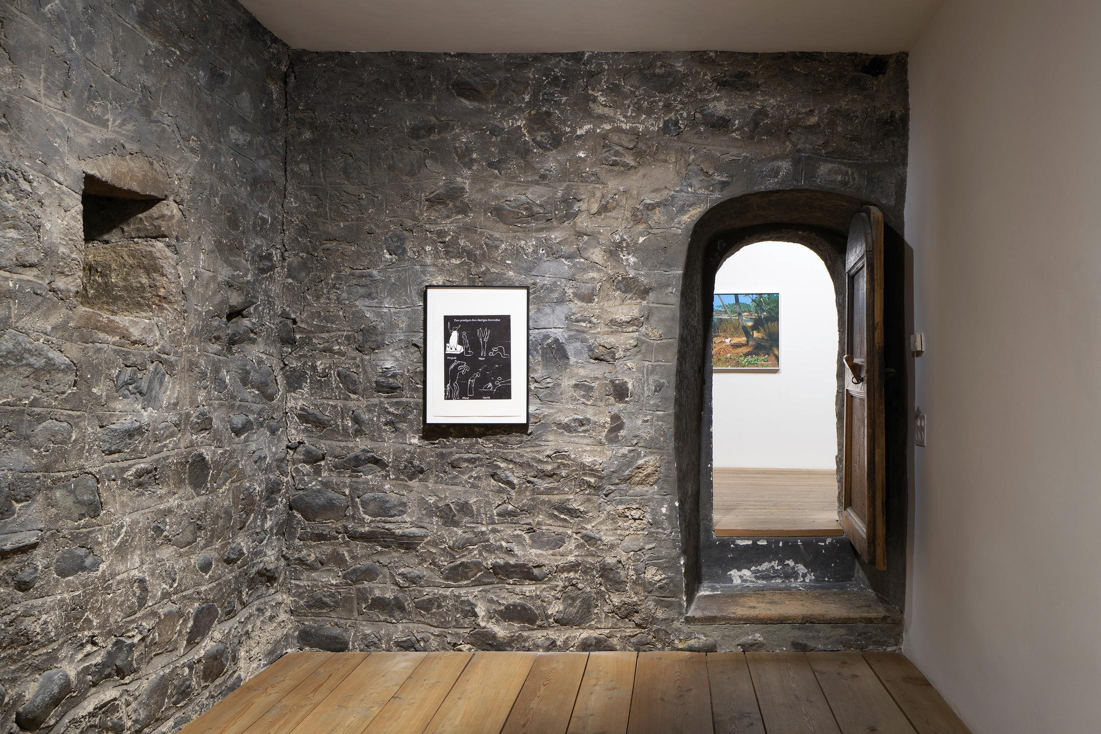 Exhibition View Groupshow «Absolutely Tschudi» at Galerie Tschudi, Zuoz, 2019 / Photo: Ralph Feiner, Malans / Courtesy: the artists and Galerie Tschudi, Zuoz