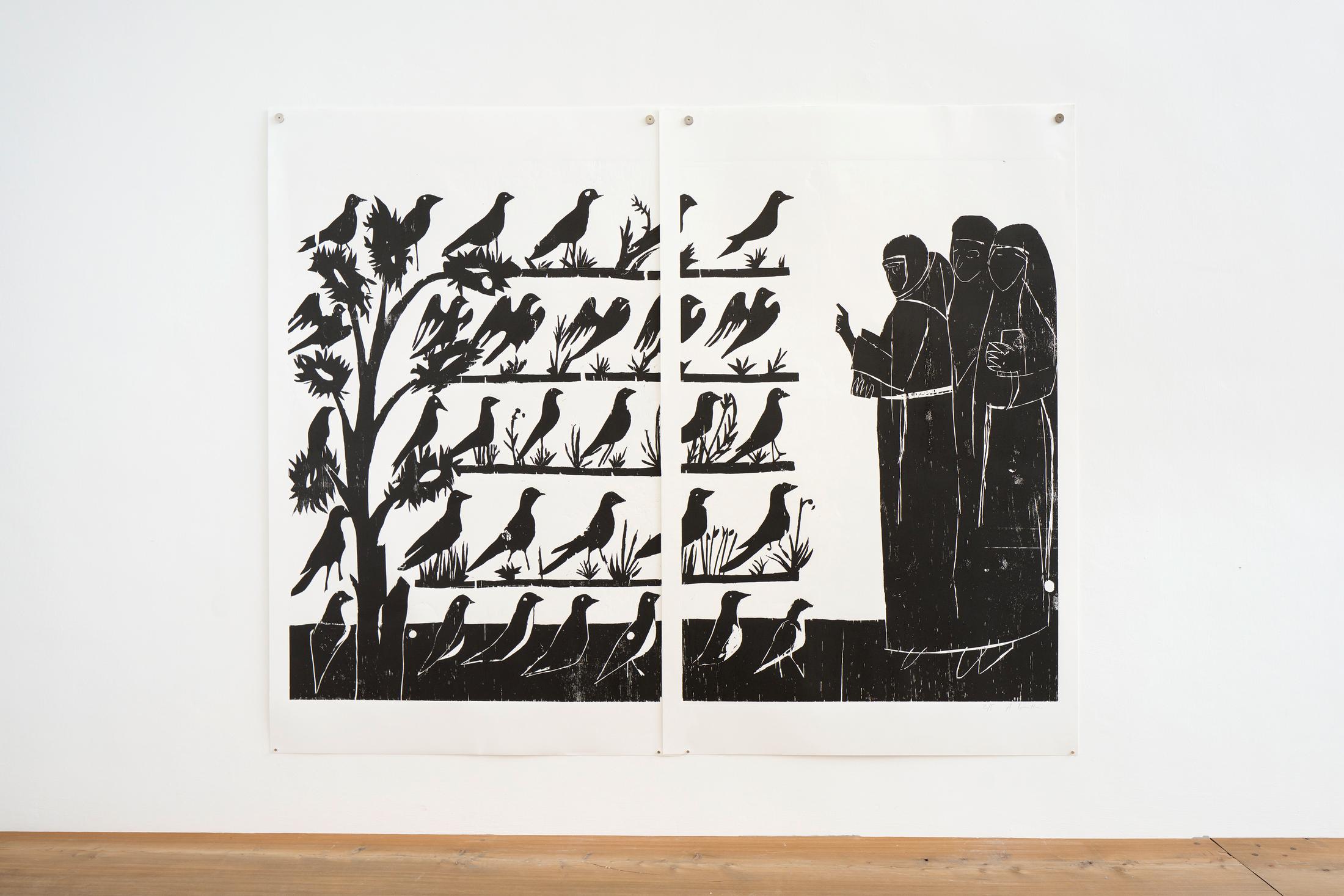 Exhibition View Groupshow «Absolutely Tschudi» at Galerie Tschudi, Zuoz, 2019 / Photo: Ralph Feiner, Malans / Courtesy: the artists and Galerie Tschudi, Zuoz