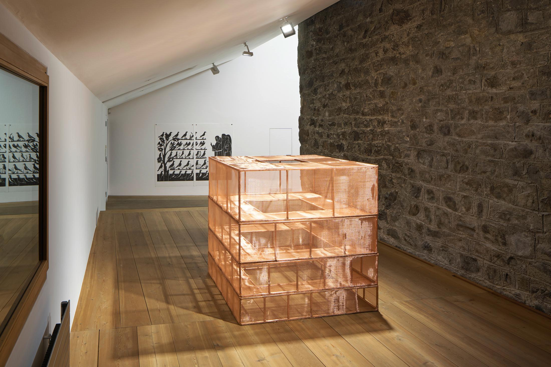 Exhibition View Groupshow «Absolutely Tschudi» at Galerie Tschudi, Zuoz, 2019 / Photo: Ralph Feiner, Malans / Courtesy: the artists and Galerie Tschudi, Zuoz