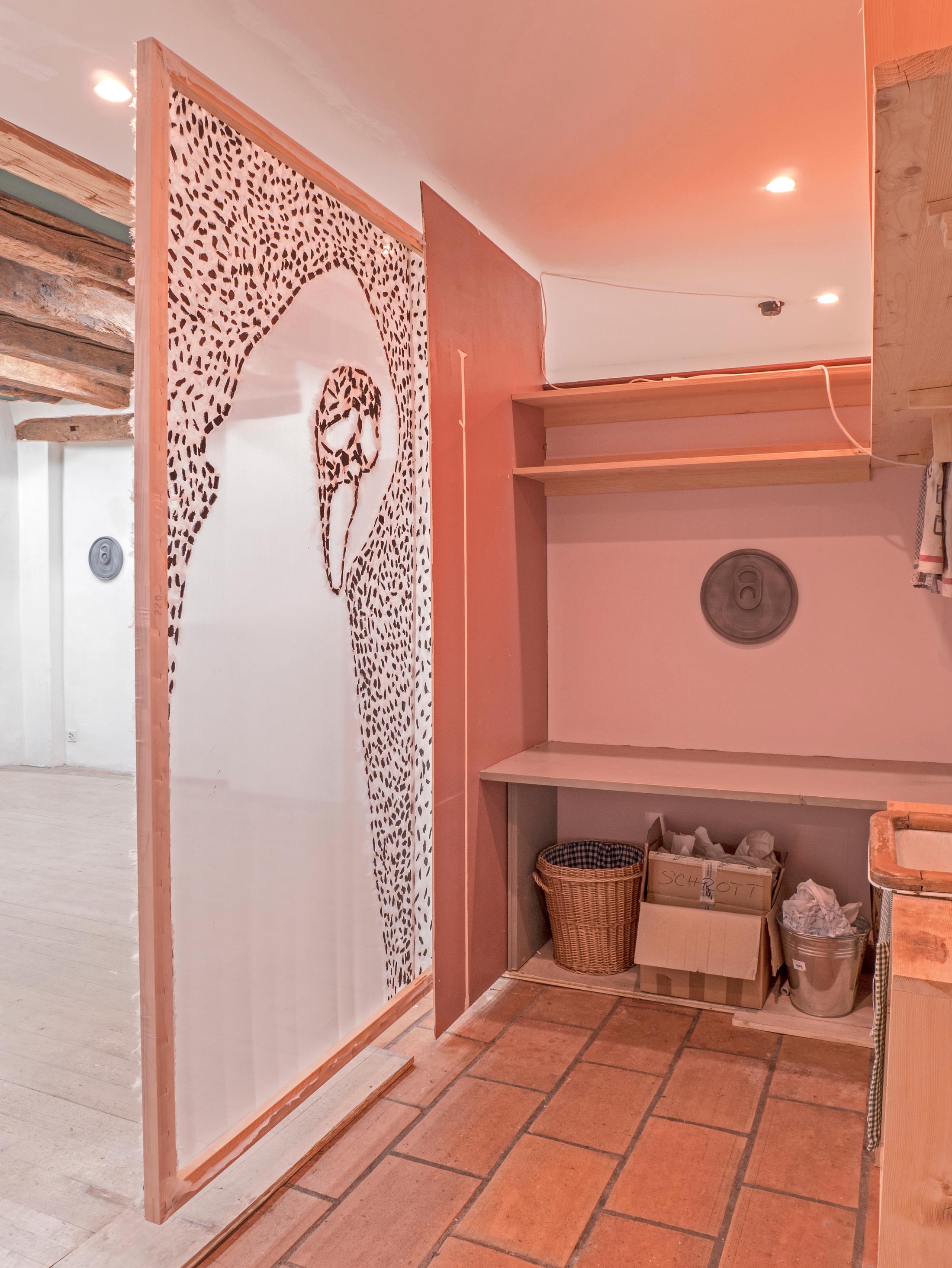 Exhibition View Adam Cruces Solo Show «When the Dust Settles» at Rindermarkt 23, 2021 / Photo and Courtesy: the artist and Rindermarkt 23