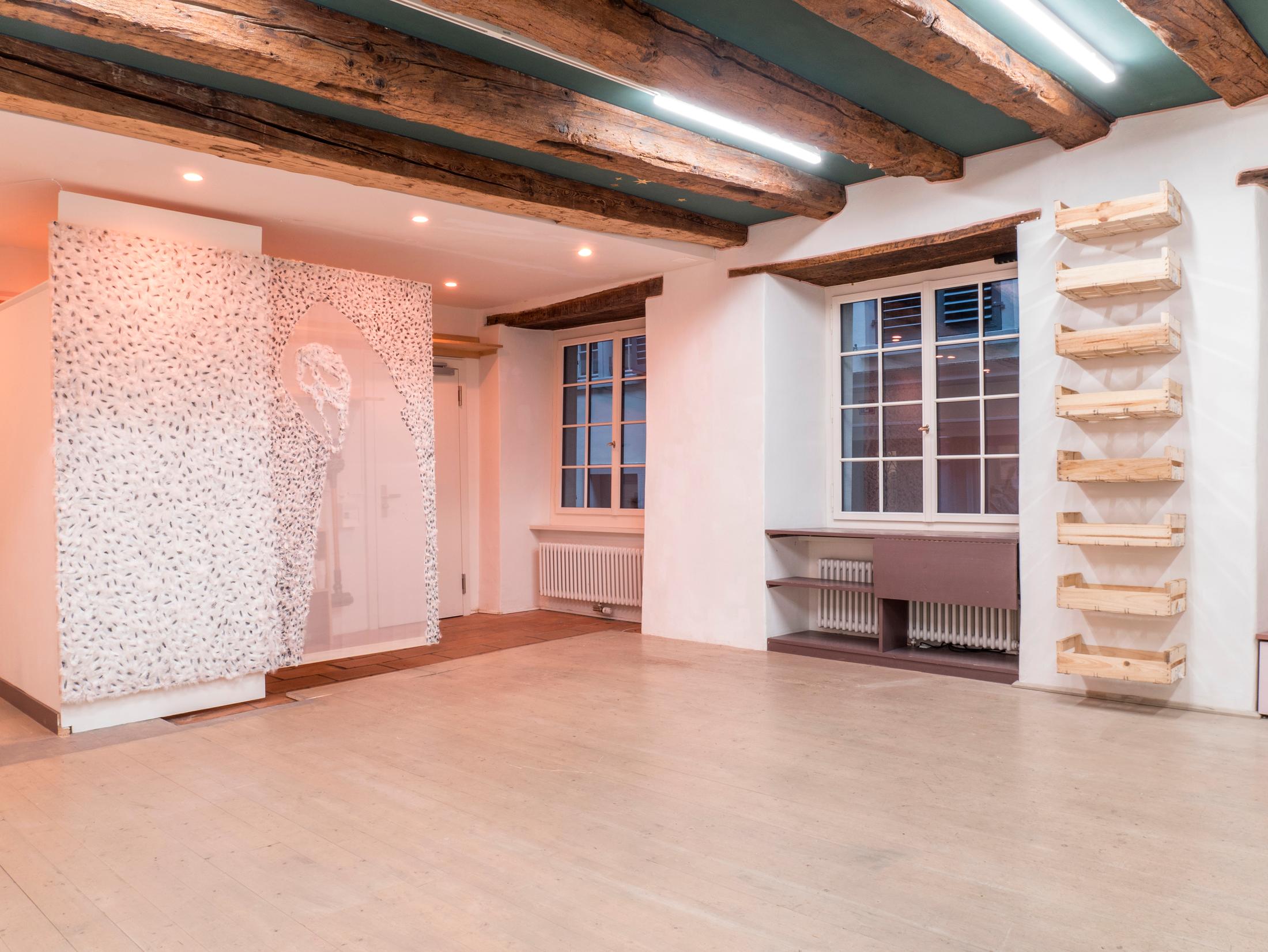 Exhibition View Adam Cruces Solo Show «When the Dust Settles» at Rindermarkt 23, 2021 / Photo and Courtesy: the artist and Rindermarkt 23