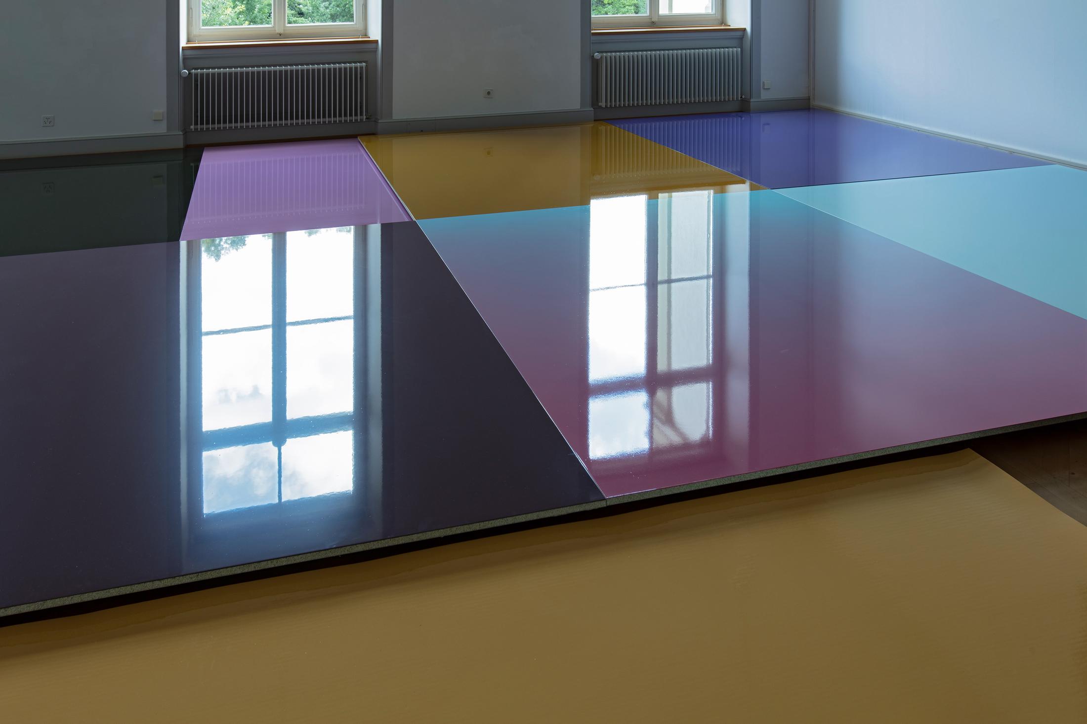 Exhibition View Adrian Schiess Soloshow «Painting 1980-2020» at Kunstmuseum St. Gallen, St. Gallen, 2020 / Photo: Stefan Rohner / Courtesy: the artist and Kunstmuseum St. Gallen