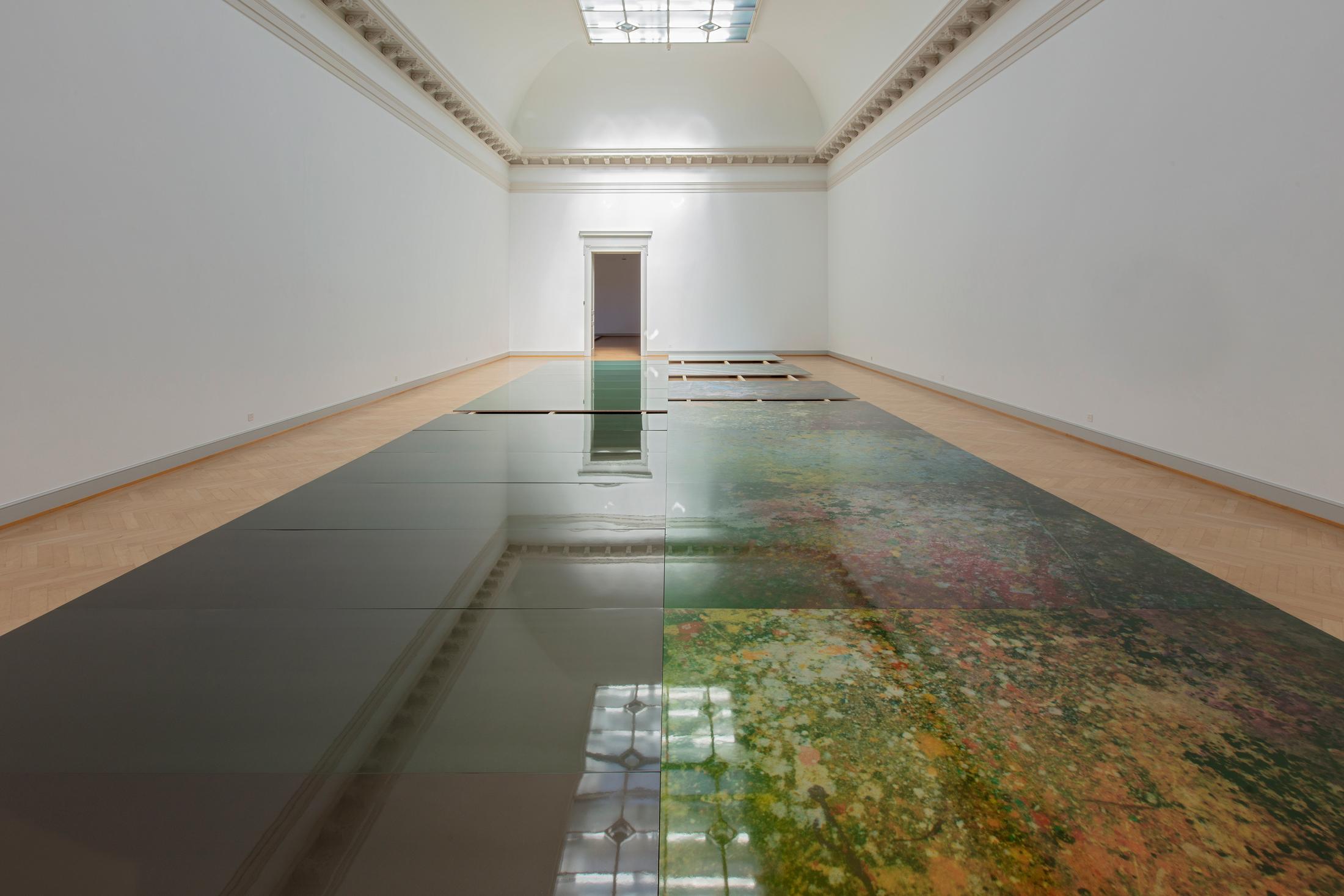 Exhibition View Adrian Schiess Soloshow «Painting 1980-2020» at Kunstmuseum St. Gallen, St. Gallen, 2020 / Photo: Stefan Rohner / Courtesy: the artist and Kunstmuseum St. Gallen