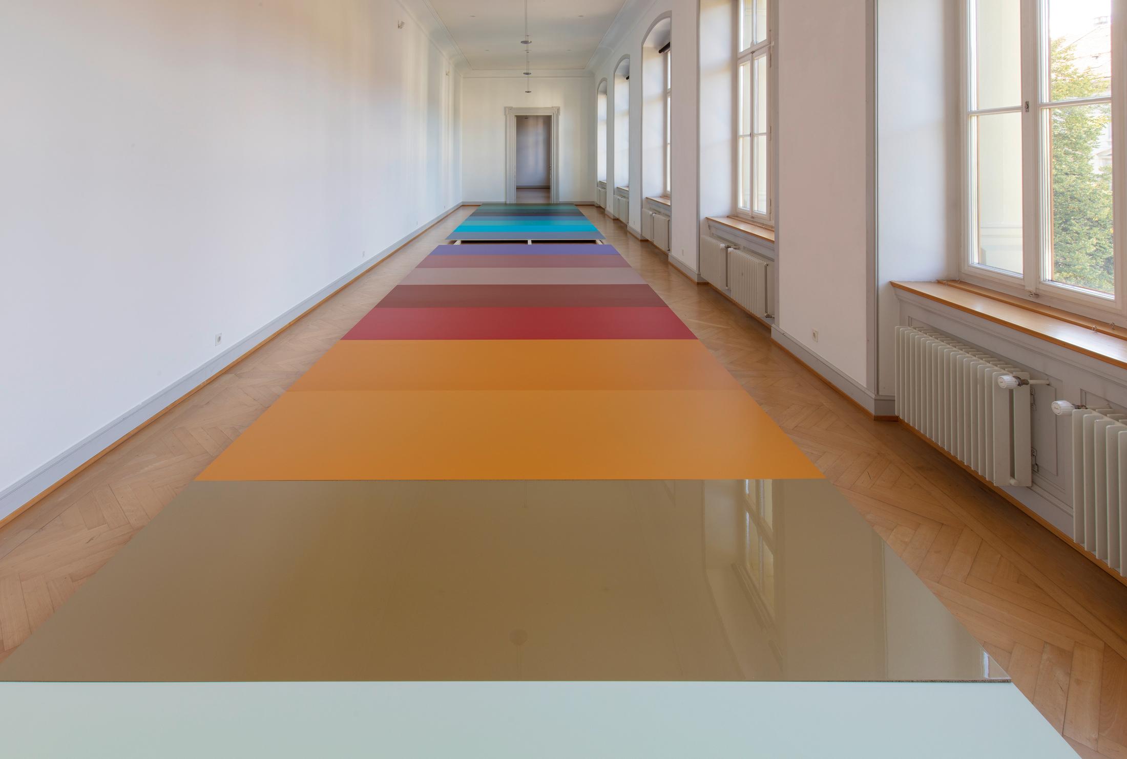 Exhibition View Adrian Schiess Soloshow «Painting 1980-2020» at Kunstmuseum St. Gallen, St. Gallen, 2020 / Photo: Stefan Rohner / Courtesy: the artist and Kunstmuseum St. Gallen