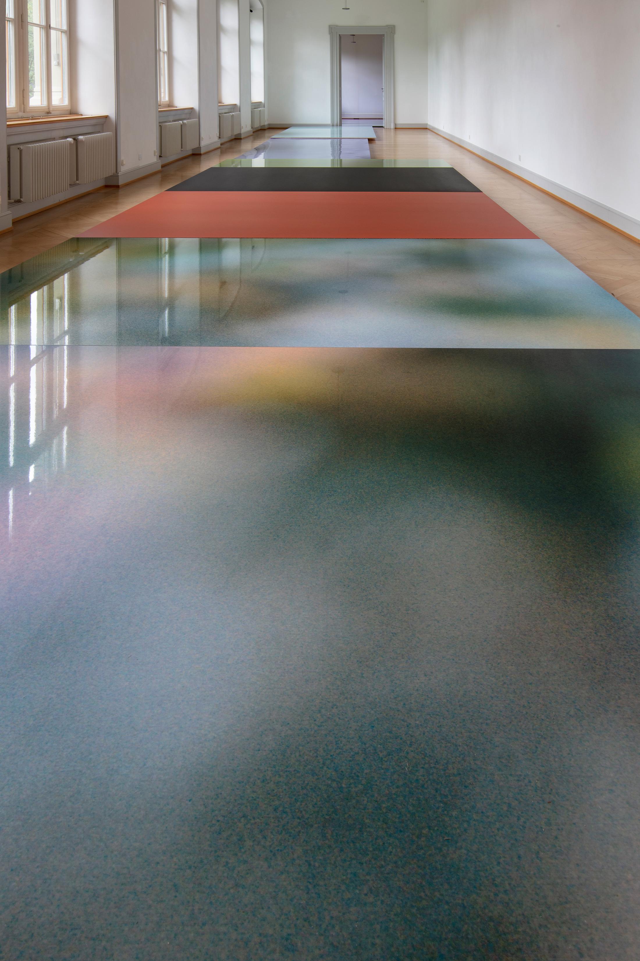 Exhibition View Adrian Schiess Soloshow «Painting 1980-2020» at Kunstmuseum St. Gallen, St. Gallen, 2020 / Photo: Stefan Rohner / Courtesy: the artist and Kunstmuseum St. Gallen