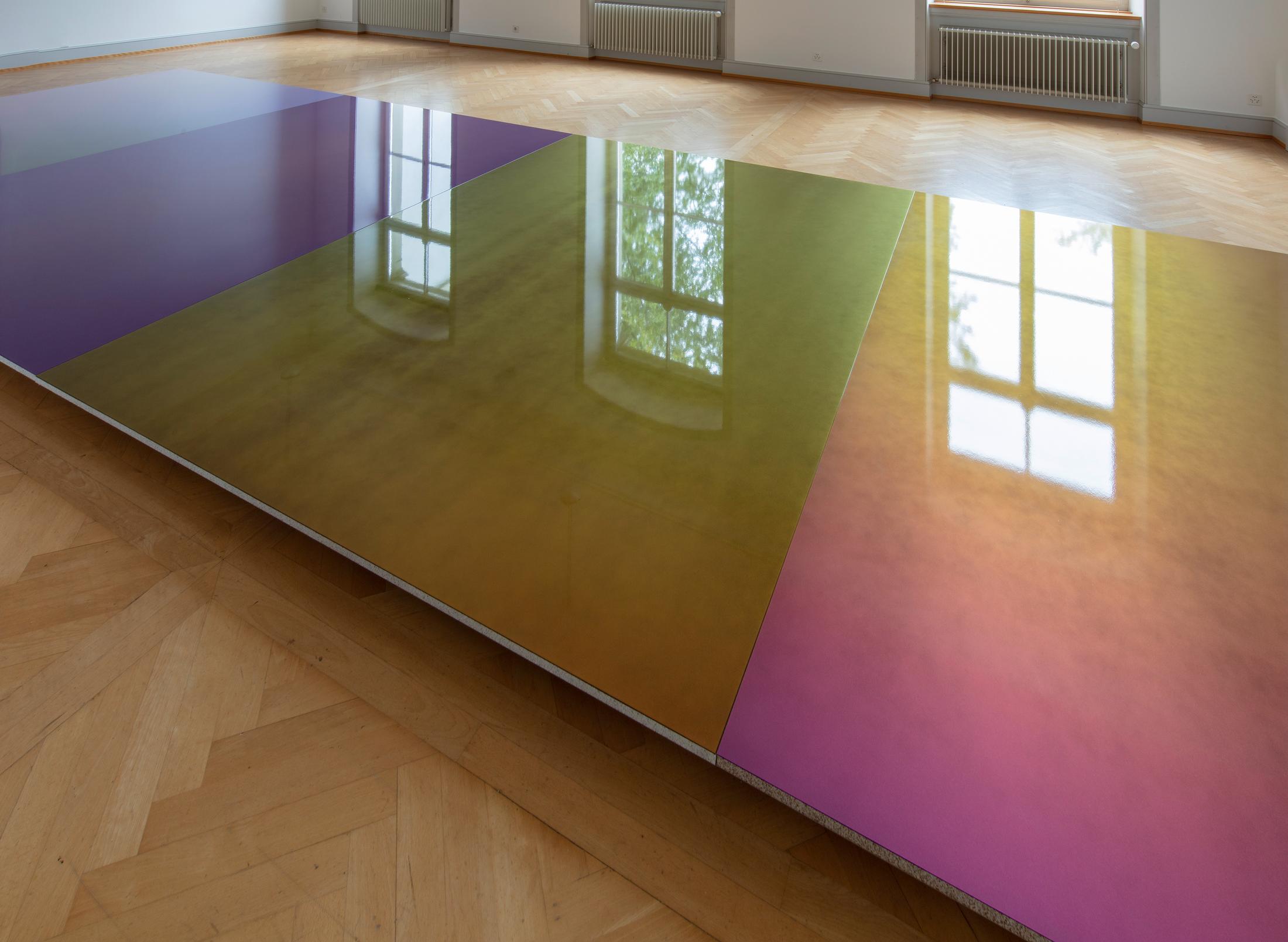 Exhibition View Adrian Schiess Soloshow «Painting 1980-2020» at Kunstmuseum St. Gallen, St. Gallen, 2020 / Photo: Stefan Rohner / Courtesy: the artist and Kunstmuseum St. Gallen