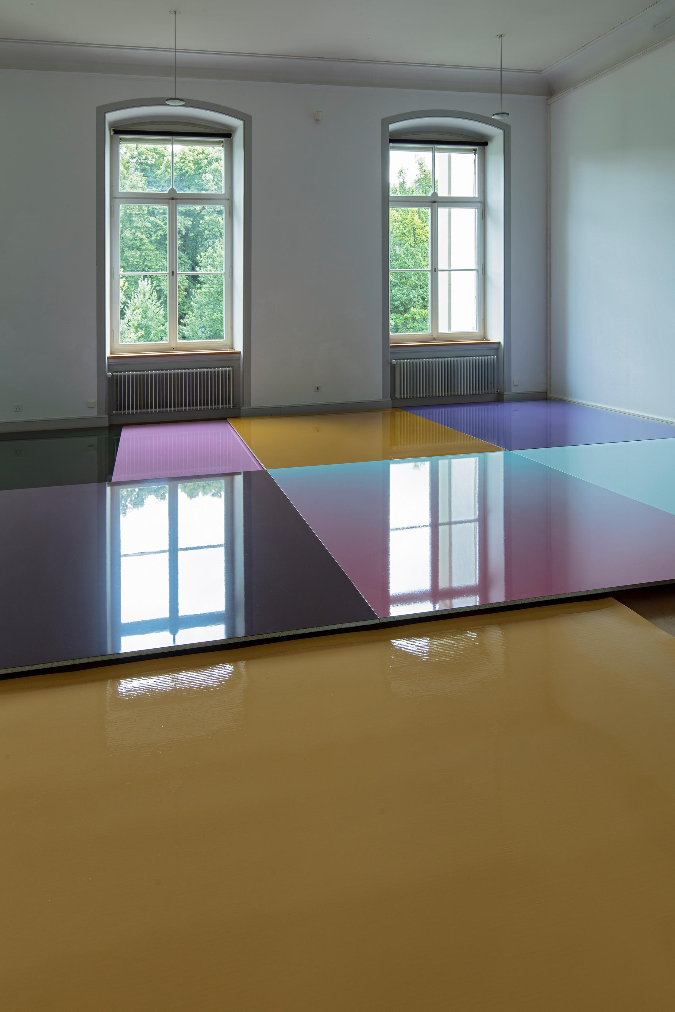 Exhibition View Adrian Schiess Soloshow «Painting 1980-2020» at Kunstmuseum St. Gallen, St. Gallen, 2020 / Photo: Stefan Rohner / Courtesy: the artist and Kunstmuseum St. Gallen