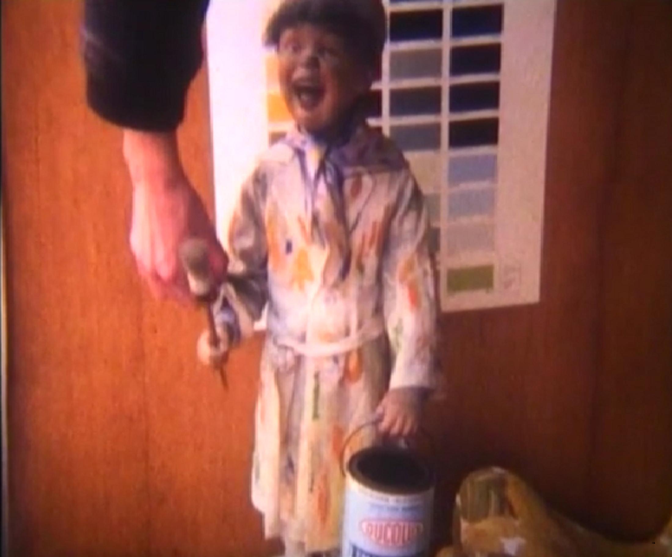 Exhibition View Albert Oehlen Soloshow «unfinished; view on Bettina Semmer, Albert, Bettina and the others, 1980s» at Lokremise, St. Gallen by Kunstmuseum St. Gallen / Photo: Stefan Rohner / Courtesy: the artist