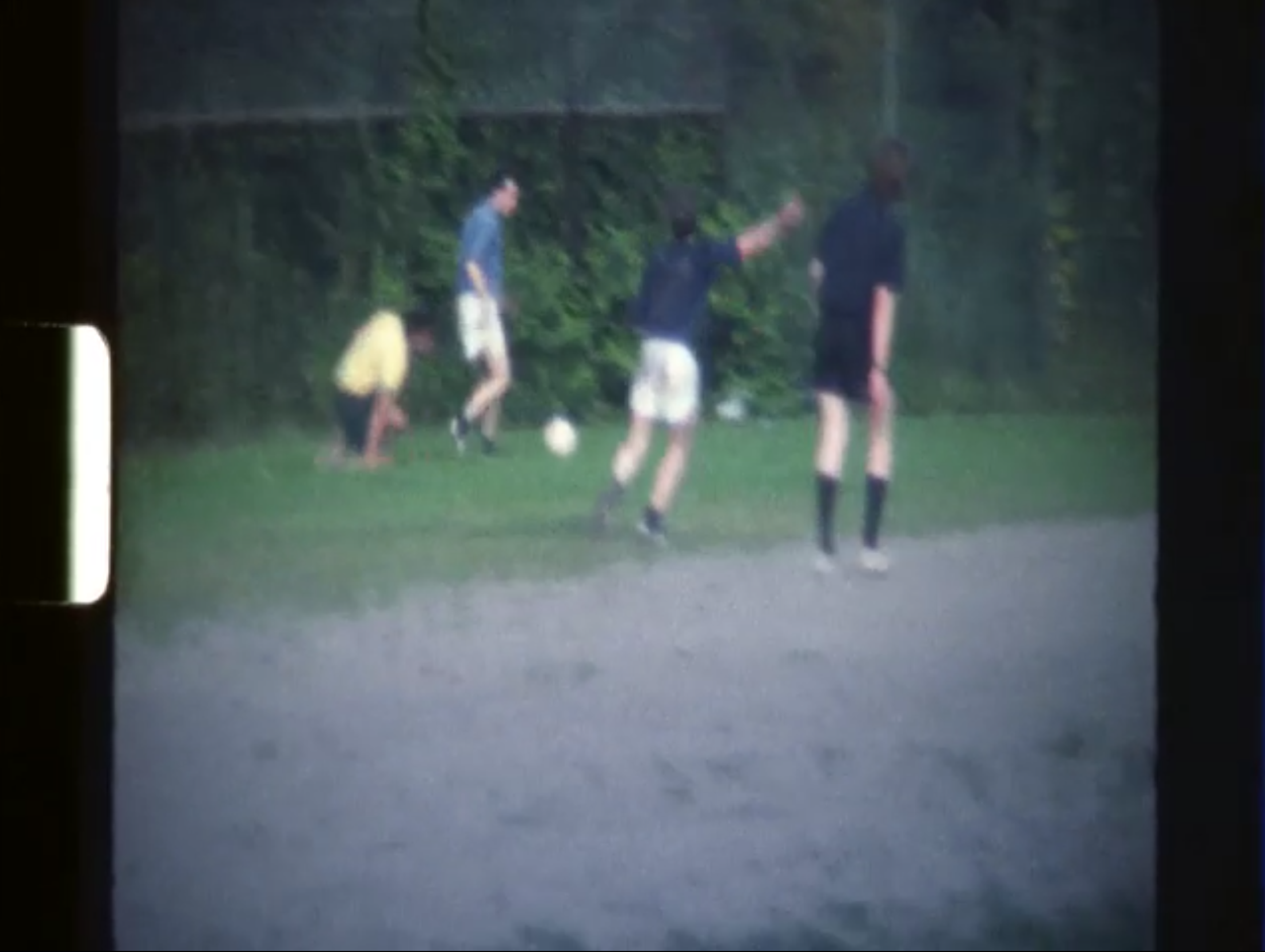 Exhibition View Albert Oehlen Soloshow «unfinished; view on Bettina Semmer, Fussball, Rudern, 1980s» at Lokremise, St. Gallen by Kunstmuseum St. Gallen / Photo: Stefan Rohner / Courtesy: the artist