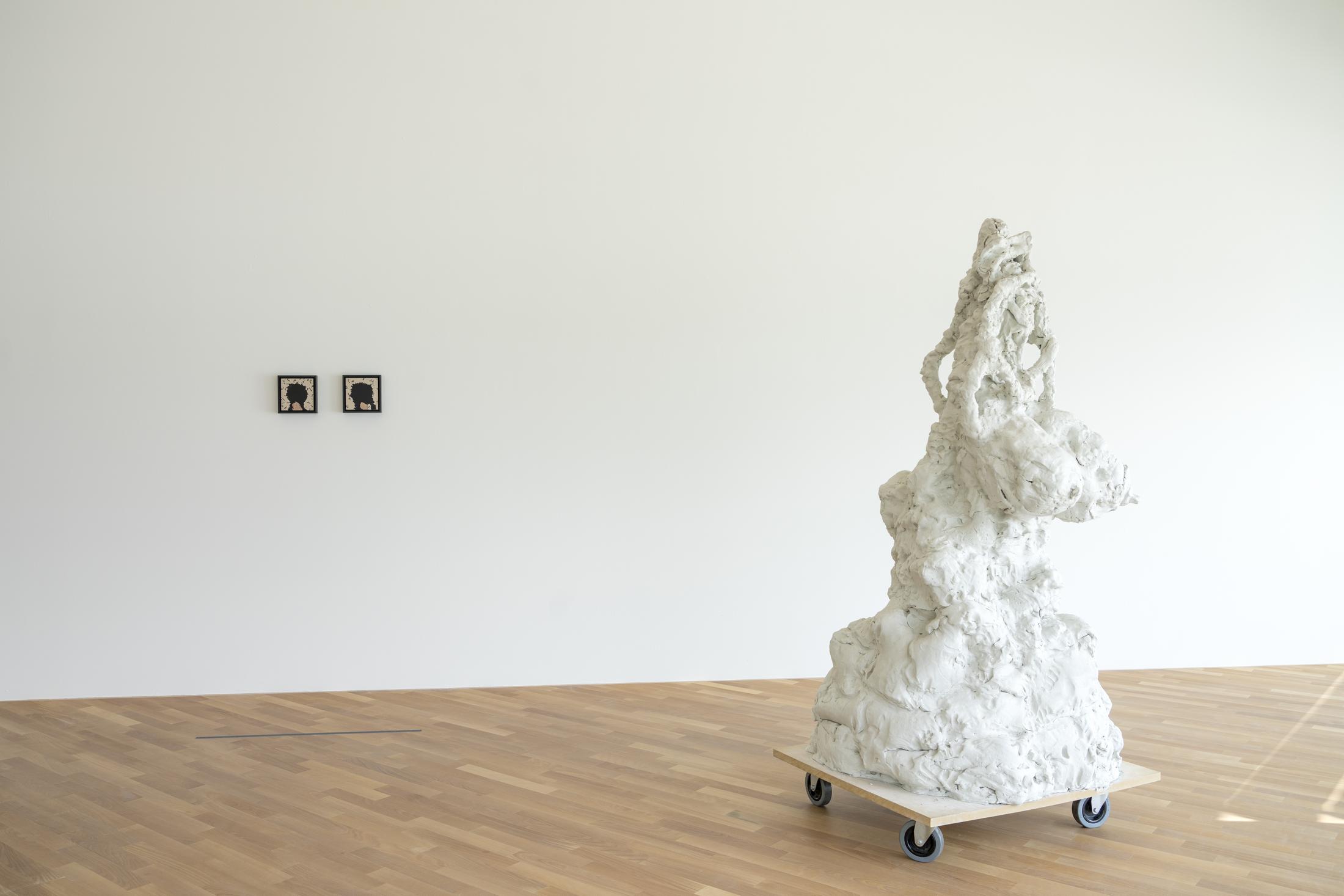 Exhibition View Albert Oehlen Solo Show «big paintings by me with small paintings by others» at MASI Lugano, 2021-2022 / Photo: Studio Pagi / Courtesy: the artist and MASI Lugano