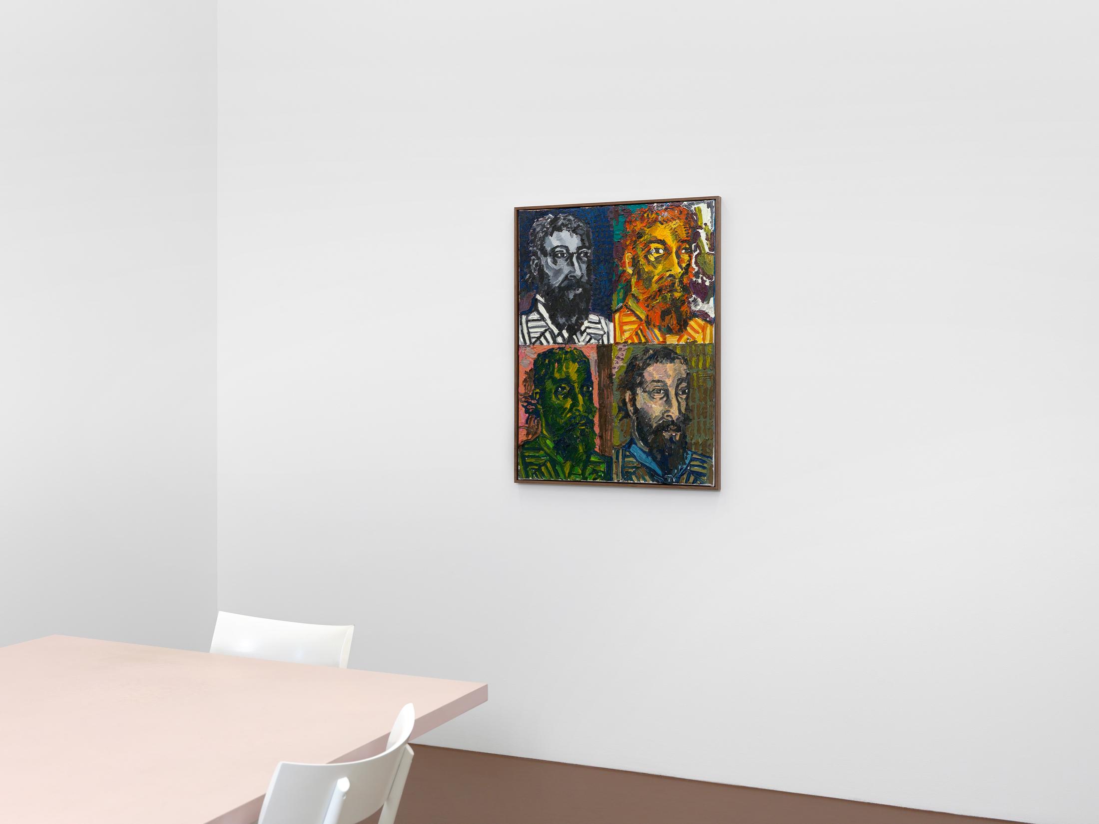 Exhibition View Alex Becerra Solo Show «Pleasure Paintings» at Karma International, Zurich, 2022-2023 / Photo: Annik Wetter / Courtesy: the artist and Karma International