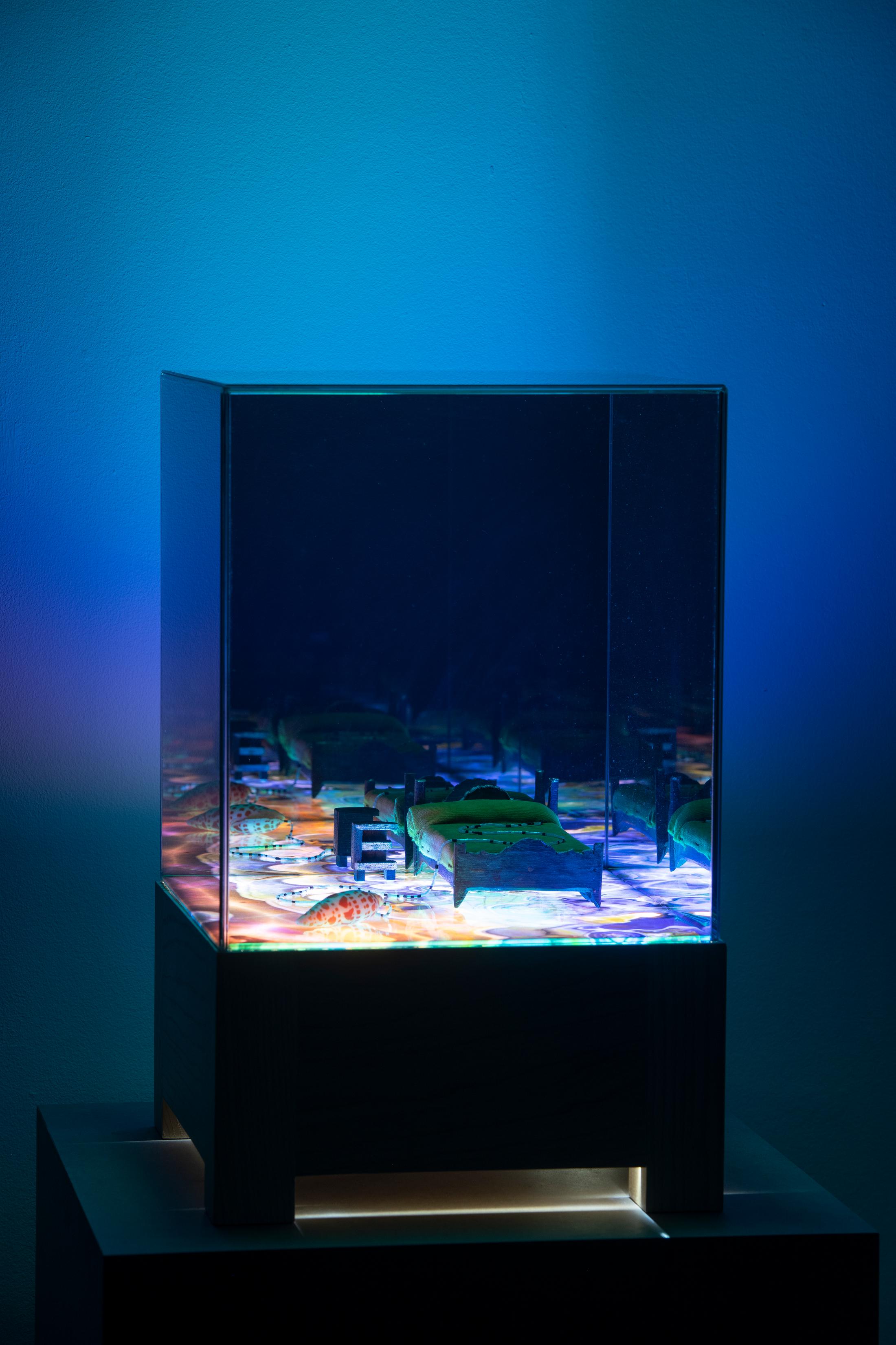 Exhibition View Alexandre Joly Solo Show «Double Rainbow» at Wilde Gallery, Geneva, 2022 / Photo: Greg Clément / Courtesy: the artist and Wilde Gallery