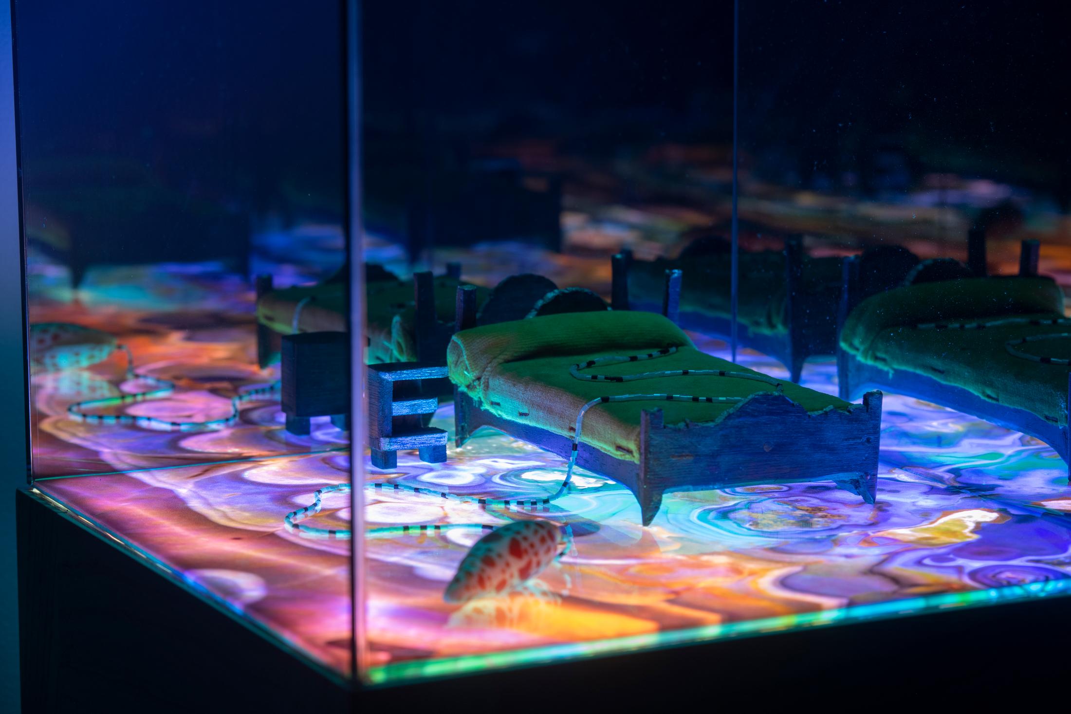 Exhibition View Alexandre Joly Solo Show «Double Rainbow» at Wilde Gallery, Geneva, 2022 / Photo: Greg Clément / Courtesy: the artist and Wilde Gallery