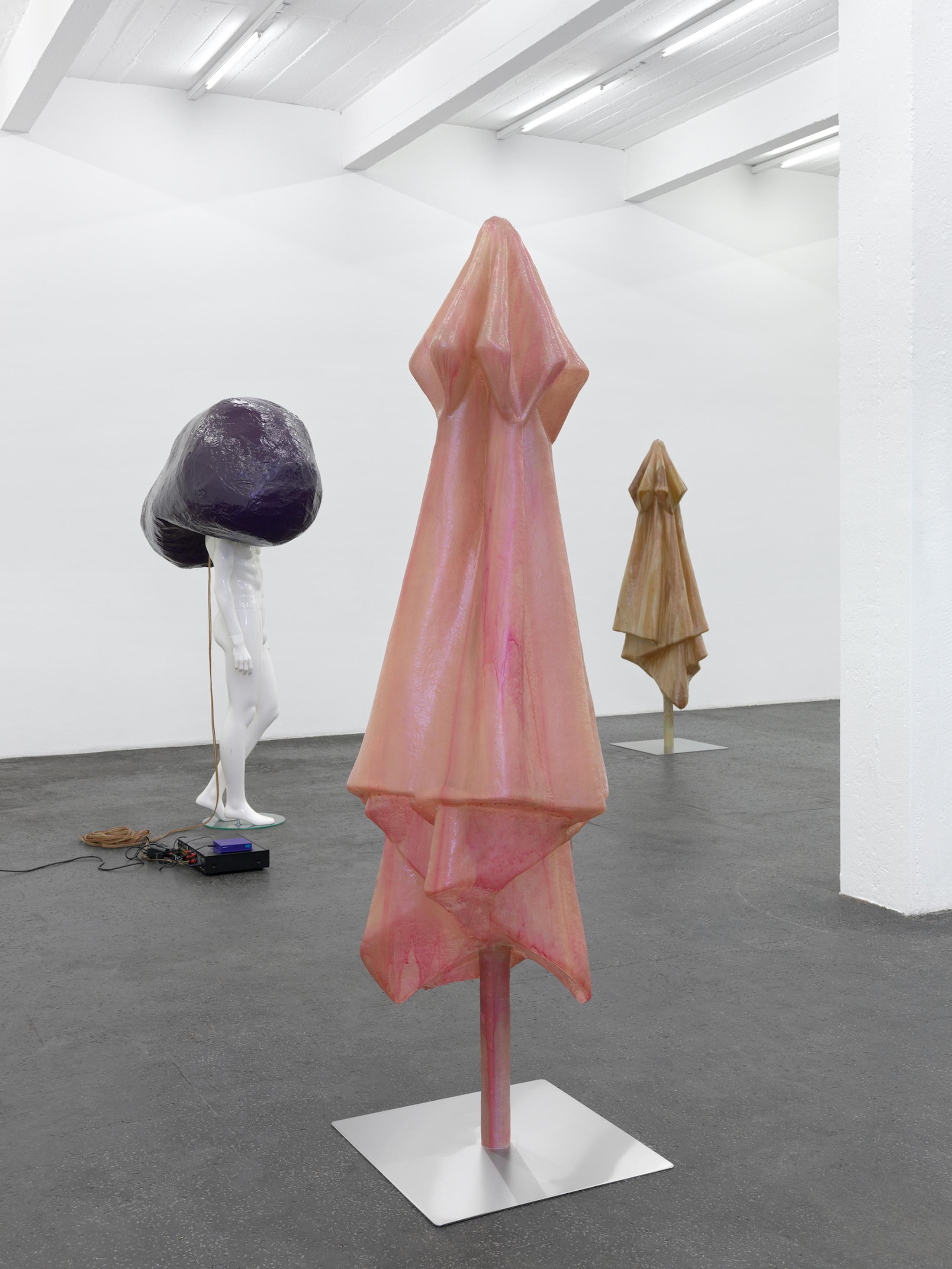 Exhibition View Alfredo Aceto and Denis Savary Duo Show «Ambarabà Ciccì Coccò» at Kunsthalle Sankt Gallen, St. Gallen, 2021 / Photo: Annik Wetter / Courtesy: the artists