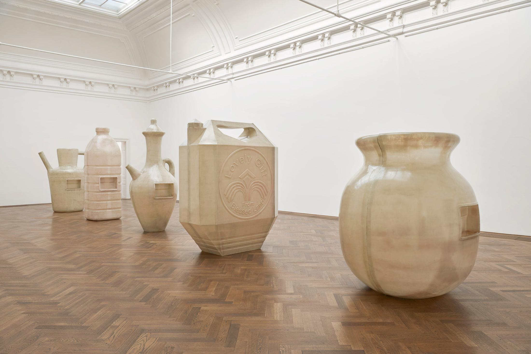 Exhibition View Alia Farid Solo Show «In Lieu of What Is» at Kunsthalle Basel, Basel, 2022 / Photo: Philipp Hänger / Courtesy: the artist and Kunsthalle Basel