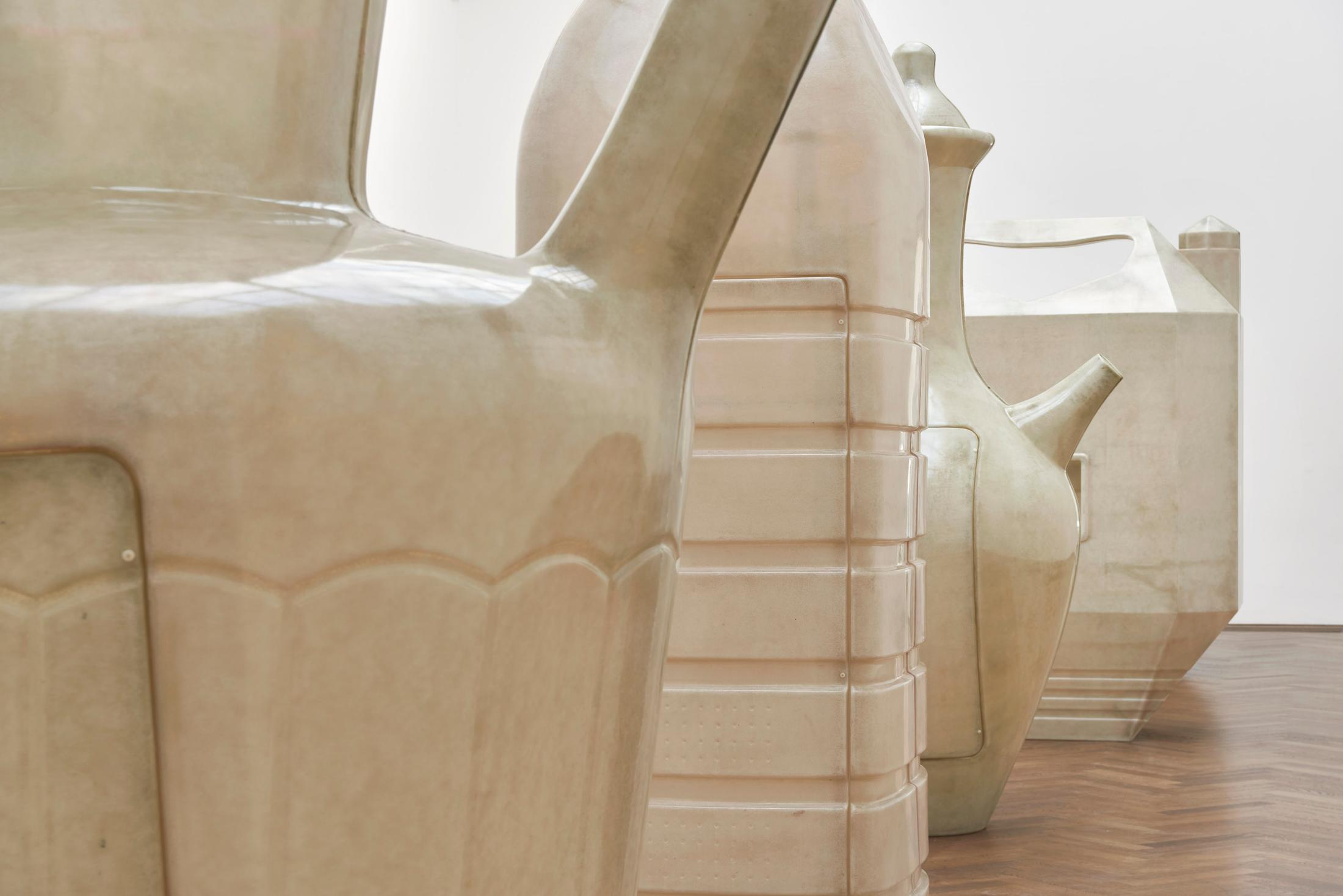 Exhibition View Alia Farid Solo Show «In Lieu of What Is» at Kunsthalle Basel, Basel, 2022 / Photo: Philipp Hänger / Courtesy: the artist and Kunsthalle Basel