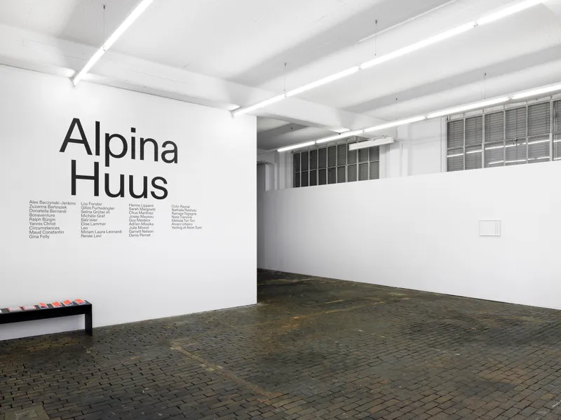 Exhibition View «Alpina Huus» at Le Commun, Geneva / © Annik Wetter, Courtesy the artists