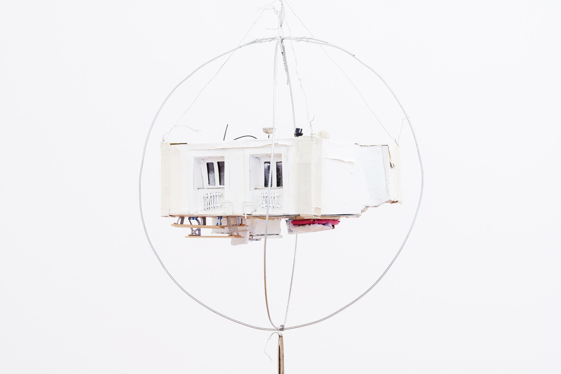 Exhibition View Groupshow «Among Them; view on Andreas Kalbermatter, reversed center of attraction into a firmament of melancholy, dedicated to a friend , 2018, Diverse material» at Kirchgasse, Steckborn, 2020 / Courtesy: the artist and Kirchgasse