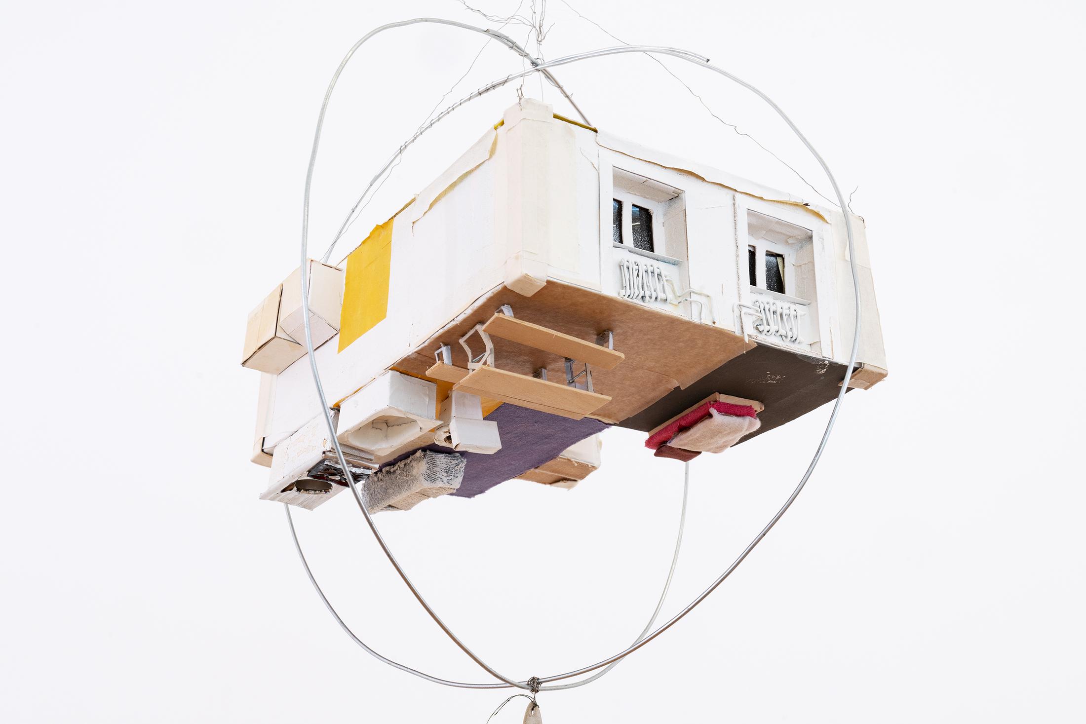 Exhibition View Groupshow «Among Them; view on Andreas Kalbermatter, reversed center of attraction into a firmament of melancholy, dedicated to a friend , 2018, Diverse material» at Kirchgasse, Steckborn, 2020 / Courtesy: the artist and Kirchgasse