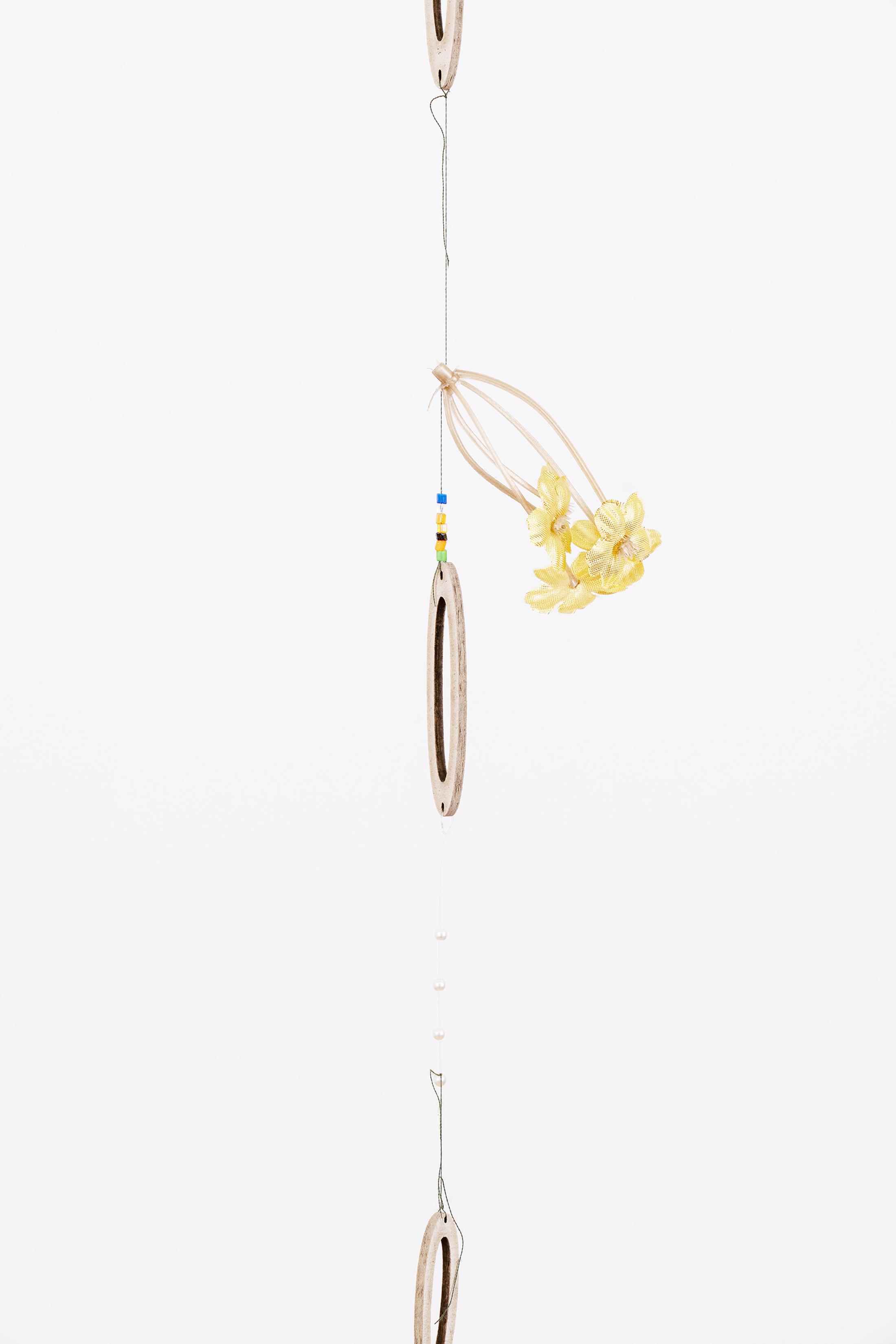 Exhibition View Groupshow «Among Them; view on Andreas Kalbermatter, reversed center of attraction into a firmament of melancholy, dedicated to a friend , 2018, Diverse material» at Kirchgasse, Steckborn, 2020 / Courtesy: the artist and Kirchgasse