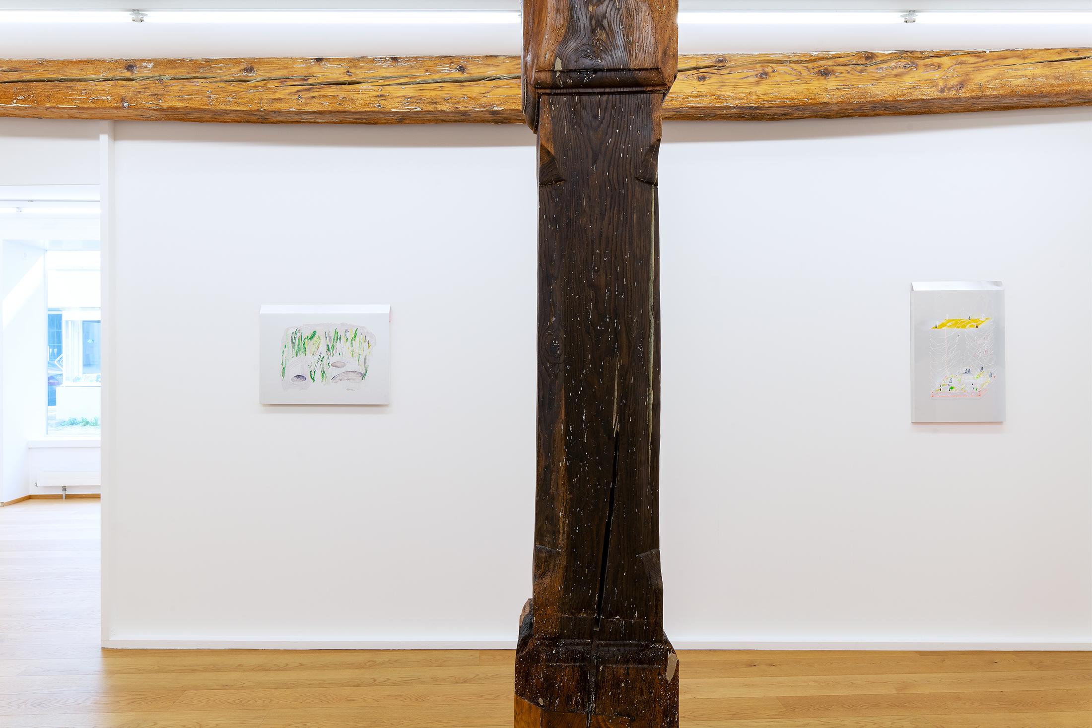 Exhibition View Groupshow «Among Them» at Kirchgasse, Steckborn, 2020 / Courtesy: the artists and Kirchgasse