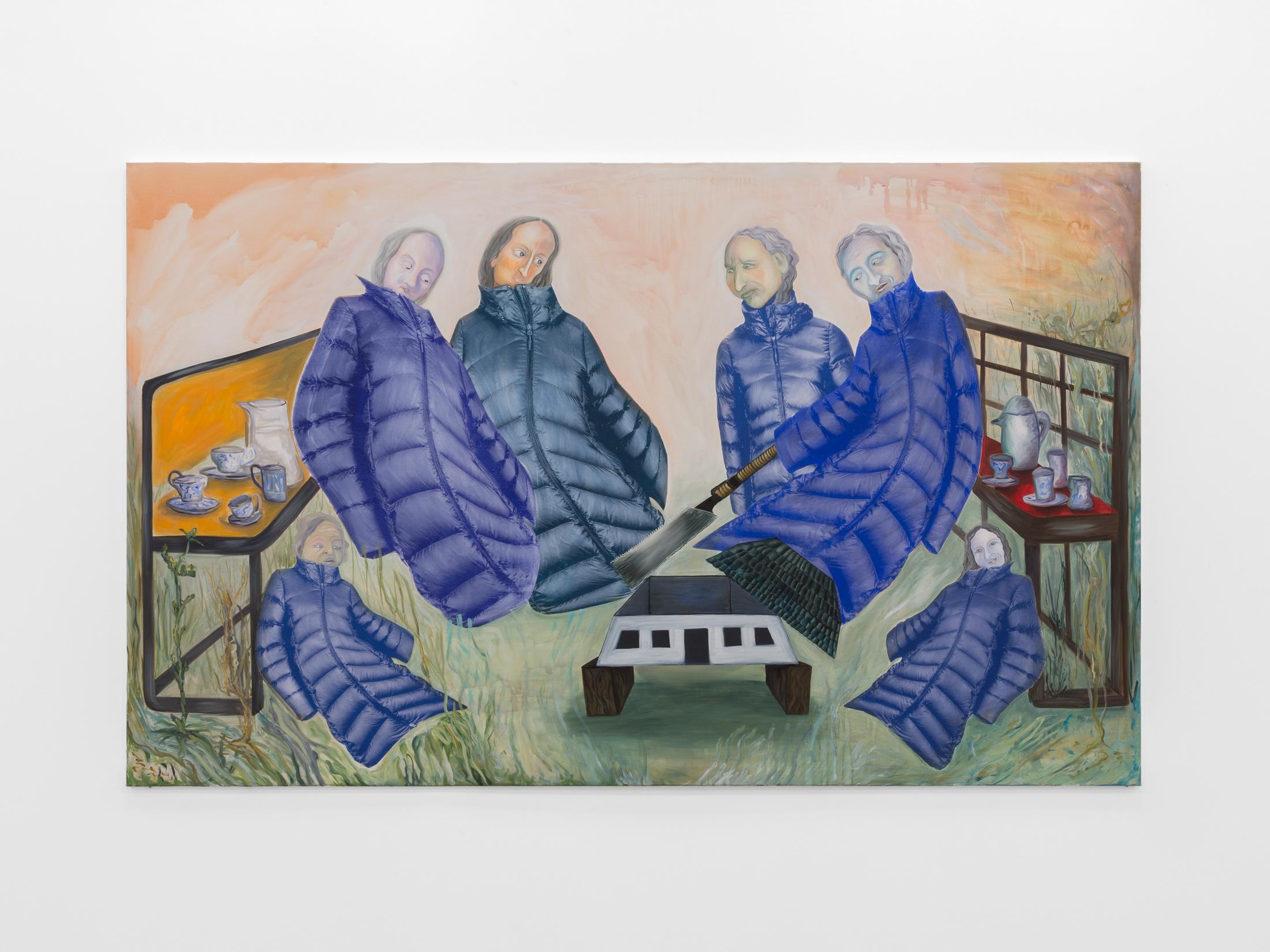 Exhibition View Groupshow «An Order of Things ; view on Anne Speier, Die Schwestern Fleiß, 2018» at Galerie Gregor Staiger, Zurich / Courtesy: the artist & Galerie Gregor Staiger, Zurich