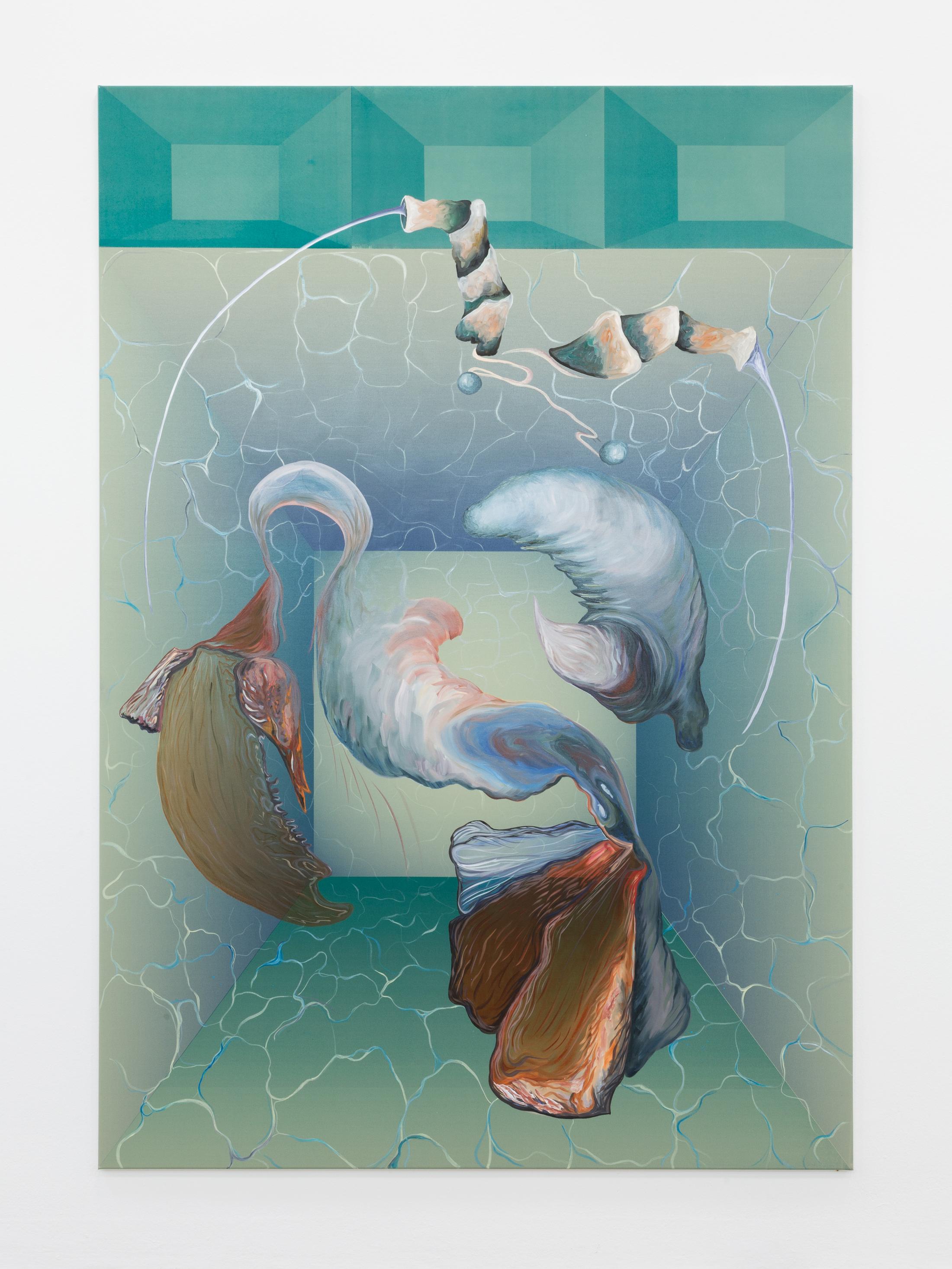 Exhibition View Groupshow «An Order of Things ; view on Anne Speier, Elegie des sterbenden Hummers, 2018» at Galerie Gregor Staiger, Zurich / Courtesy: the artist & Galerie Gregor Staiger, Zurich