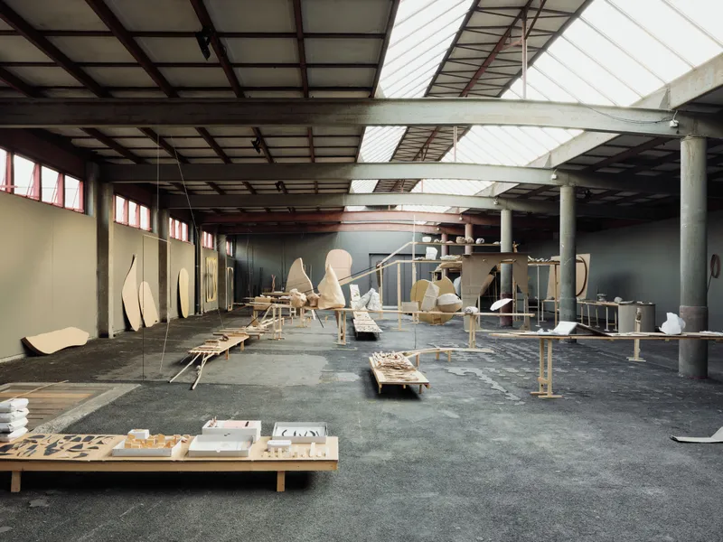 Exhibition View Ana Strika Solo Show «Taktzeit» at Kunsthalle Arbon, Arbon, 2022 / Photo: Ladina Bischof / Courtesy: the artist and Kunsthalle Arbon