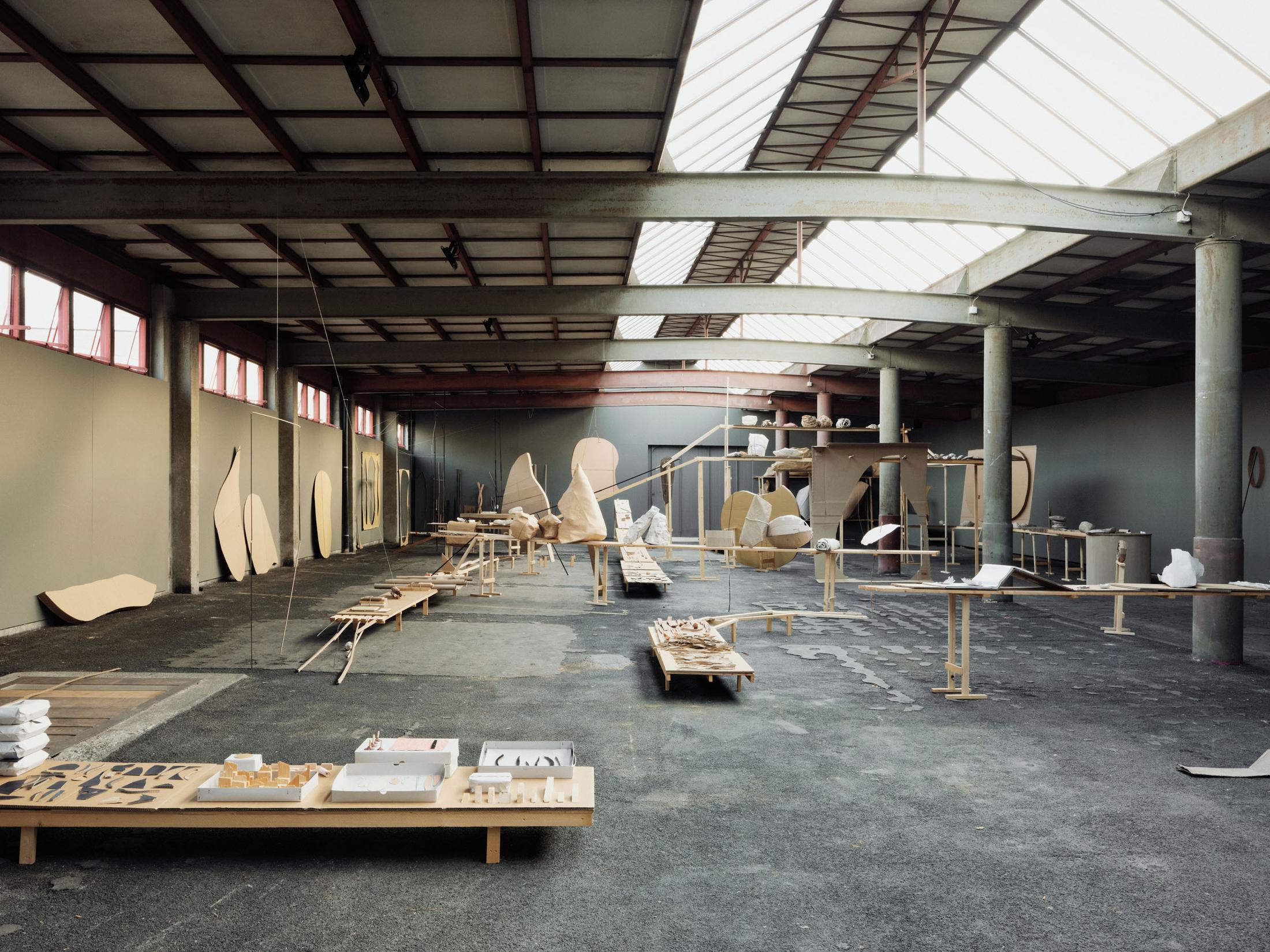 Exhibition View Ana Strika Solo Show «Taktzeit» at Kunsthalle Arbon, Arbon, 2022 / Photo: Ladina Bischof / Courtesy: the artist and Kunsthalle Arbon