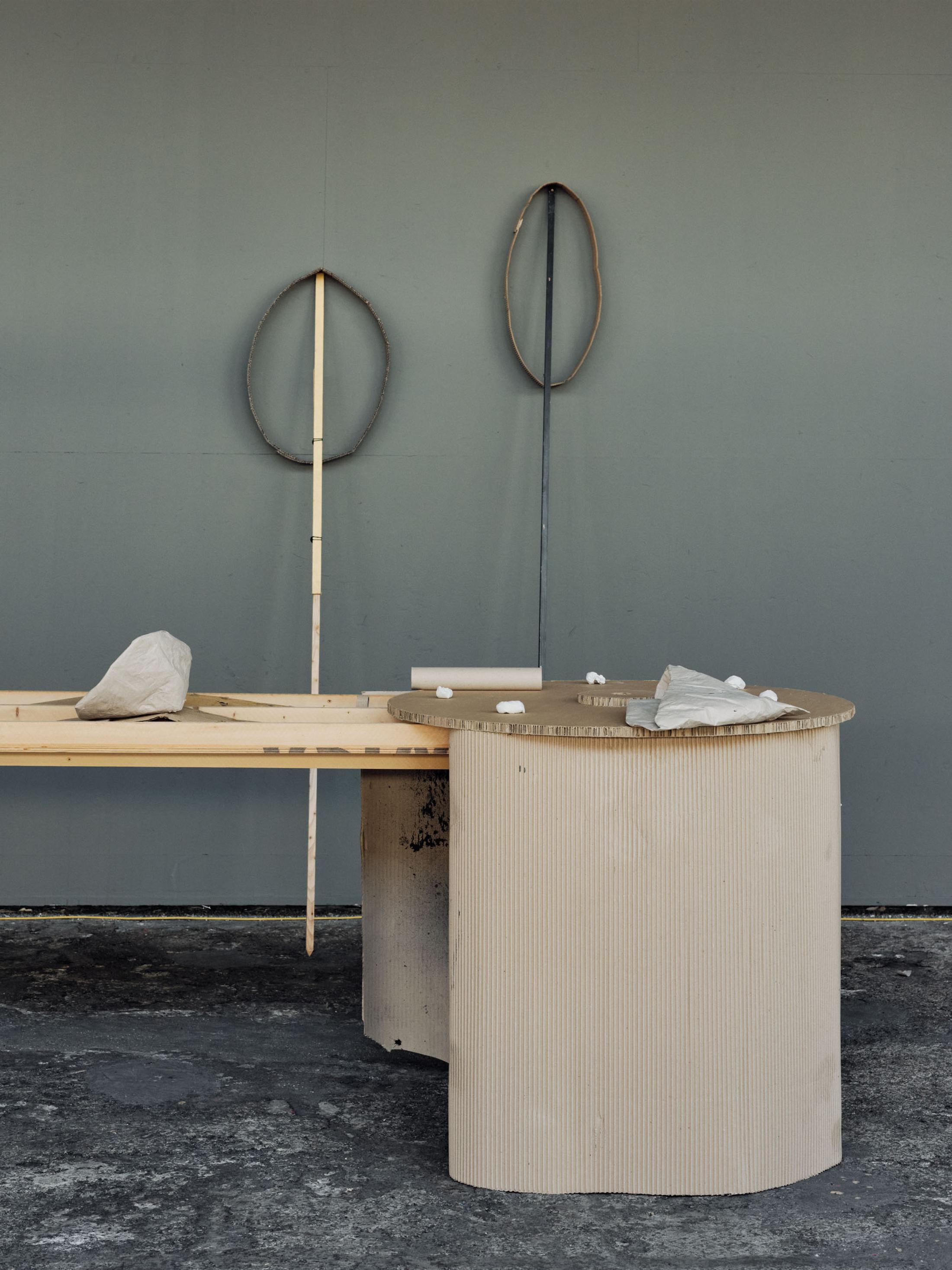 Exhibition View Ana Strika Solo Show «Taktzeit» at Kunsthalle Arbon, Arbon, 2022 / Photo: Ladina Bischof / Courtesy: the artist and Kunsthalle Arbon