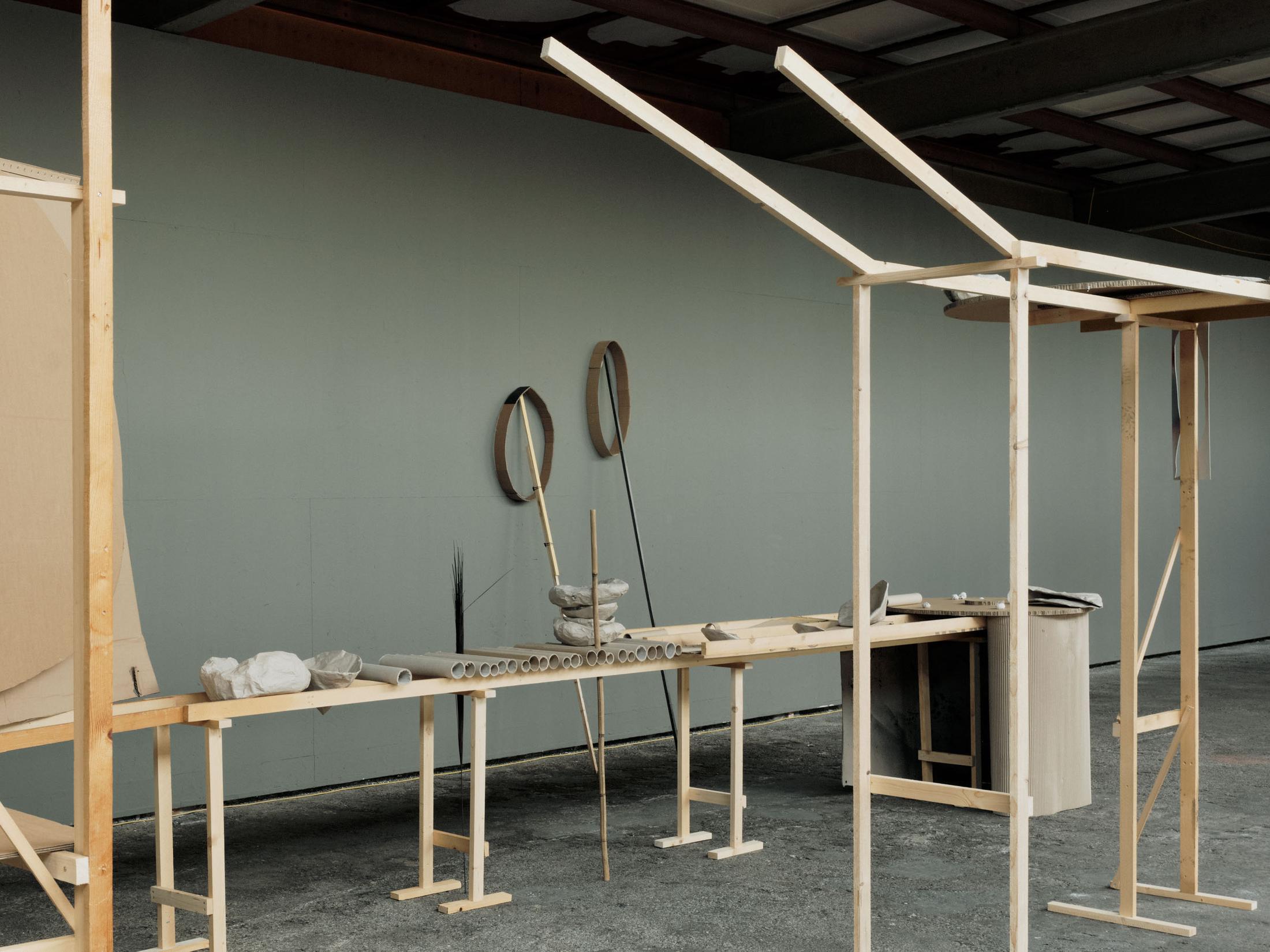 Exhibition View Ana Strika Solo Show «Taktzeit» at Kunsthalle Arbon, Arbon, 2022 / Photo: Ladina Bischof / Courtesy: the artist and Kunsthalle Arbon