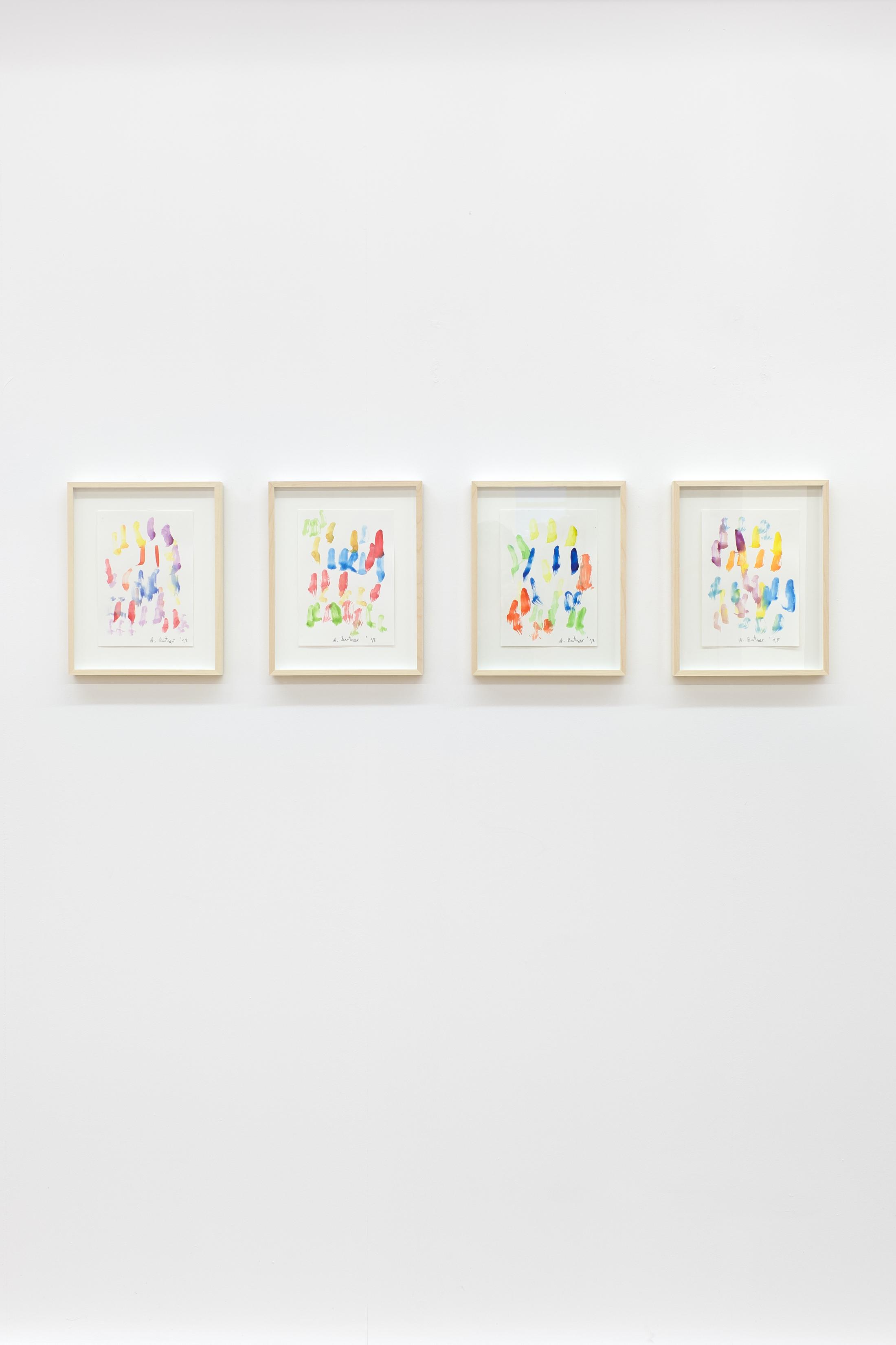 Exhibition View André Butzer Soloshow (view on Untitled, 2018) at Kirchgasse, Steckborn, 2019 / Courtesy: the artist and Kirchgasse